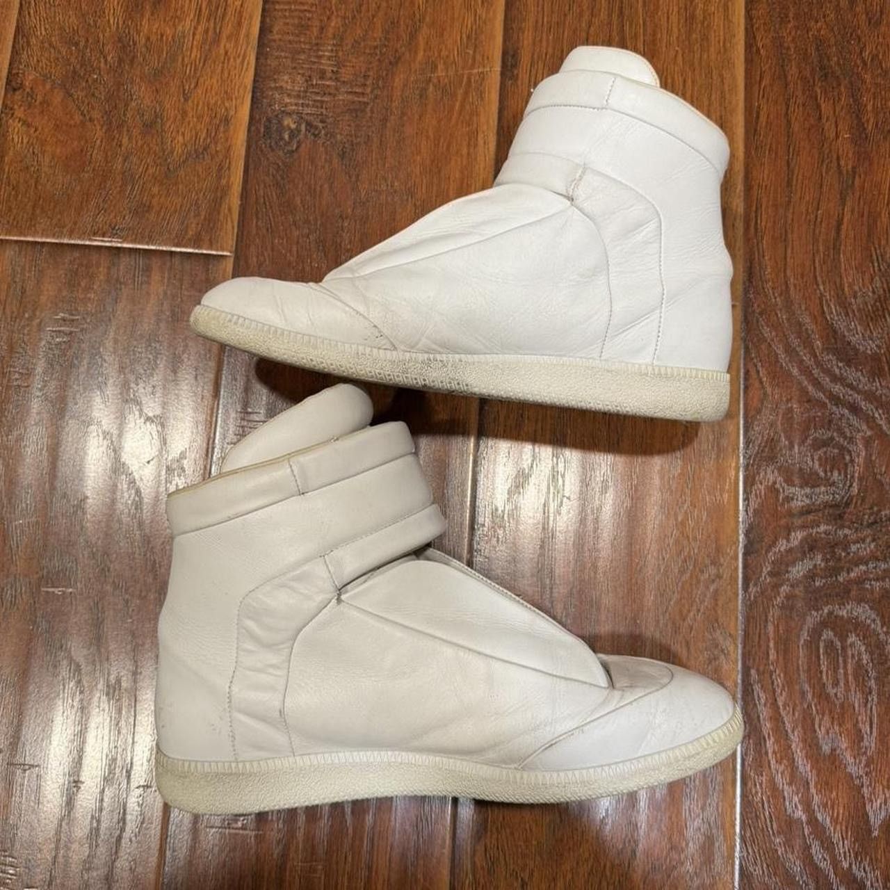 Maison Margiela Maison Margiela Future White High Top Leather Sneakers 44 Size US 11 / EU 44 - 5 Thumbnail
