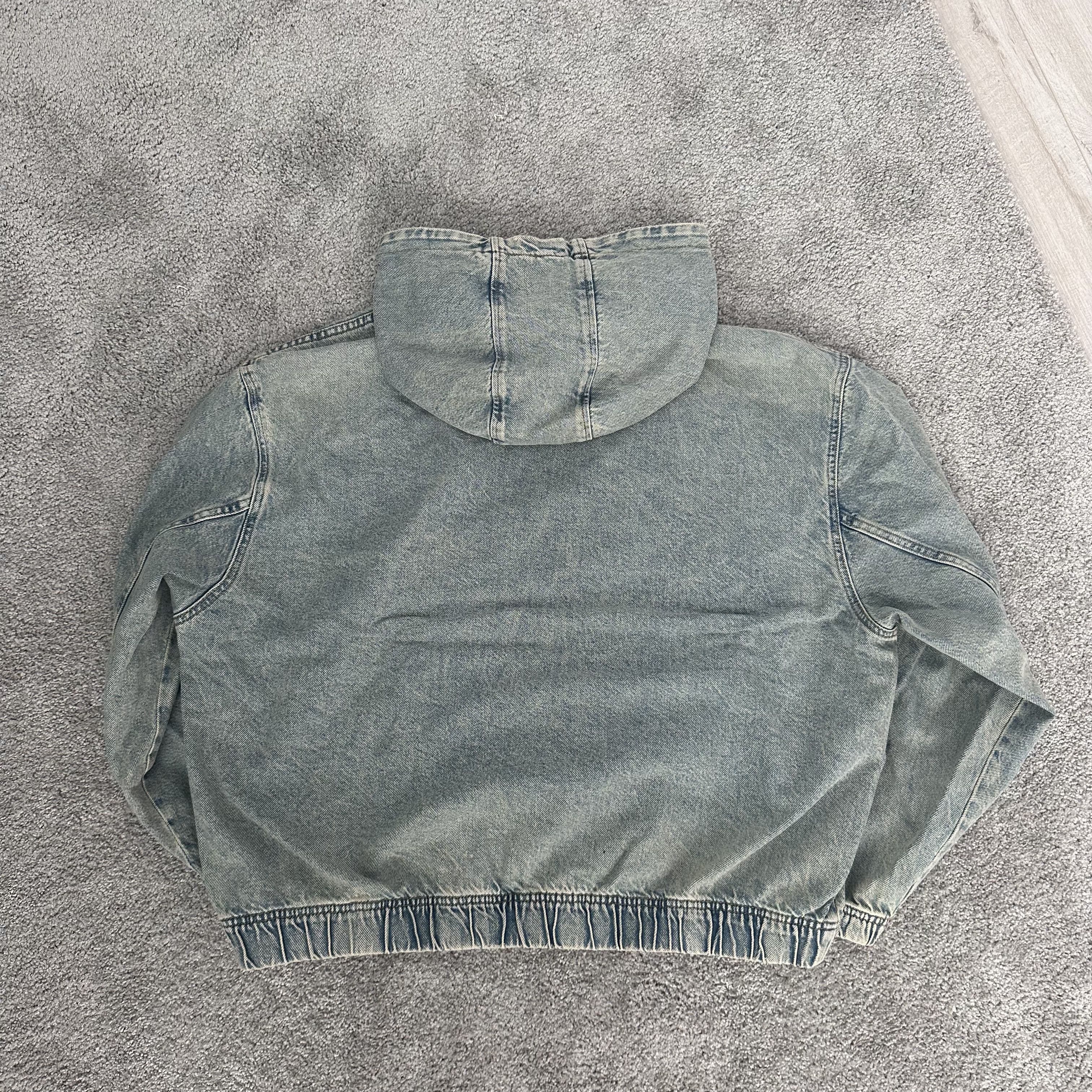 Other Balenciaga Kanye Style Avant Garde Vintage Denim Boxy Hoodie Size US M / EU 48-50 / 2 - 6 Thumbnail