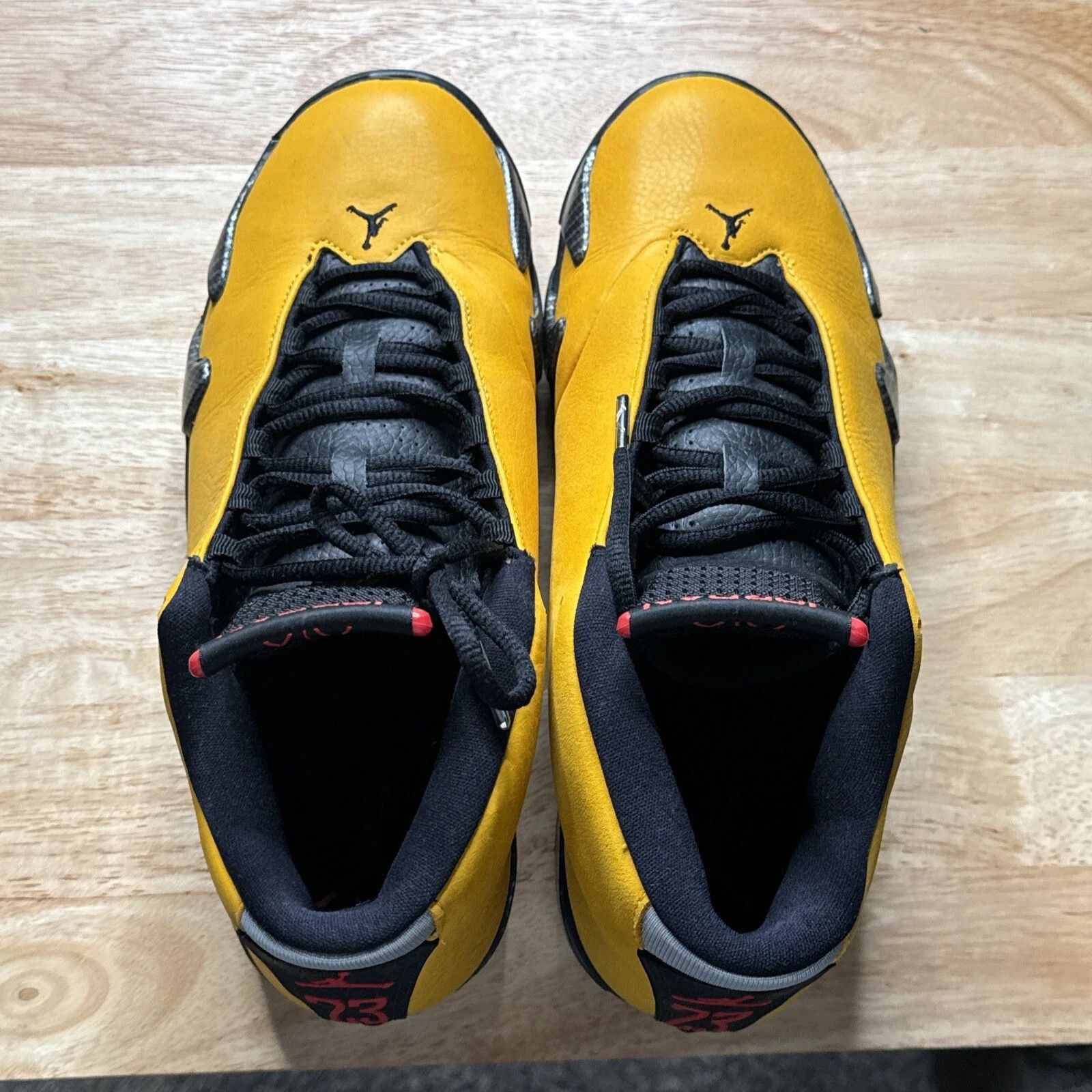 Jordan Brand Jordan 14 Yellow Ferrari Size 9.5 Size US 9.5 / EU 42-43 - 3 Thumbnail