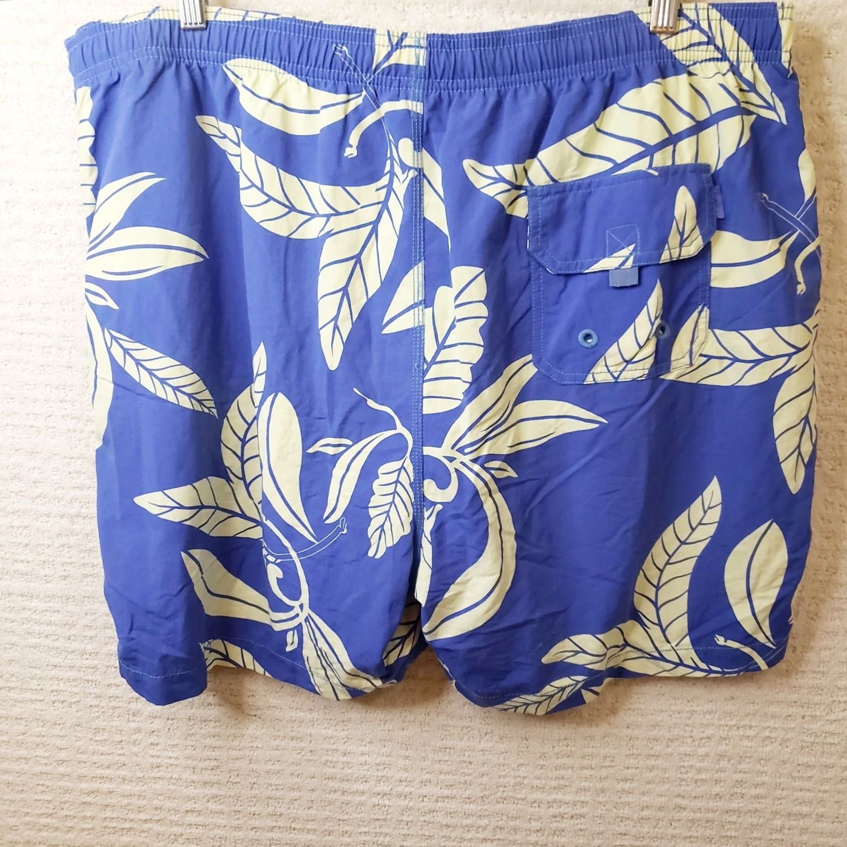 Tommy Bahama Tommy Bahama Mens Relax Blue Floral Tropical Swim Trunks Board Shorts XL Lined Blue Floral Pattern Beach Mens Size US 36 / EU 52 - 6 Thumbnail
