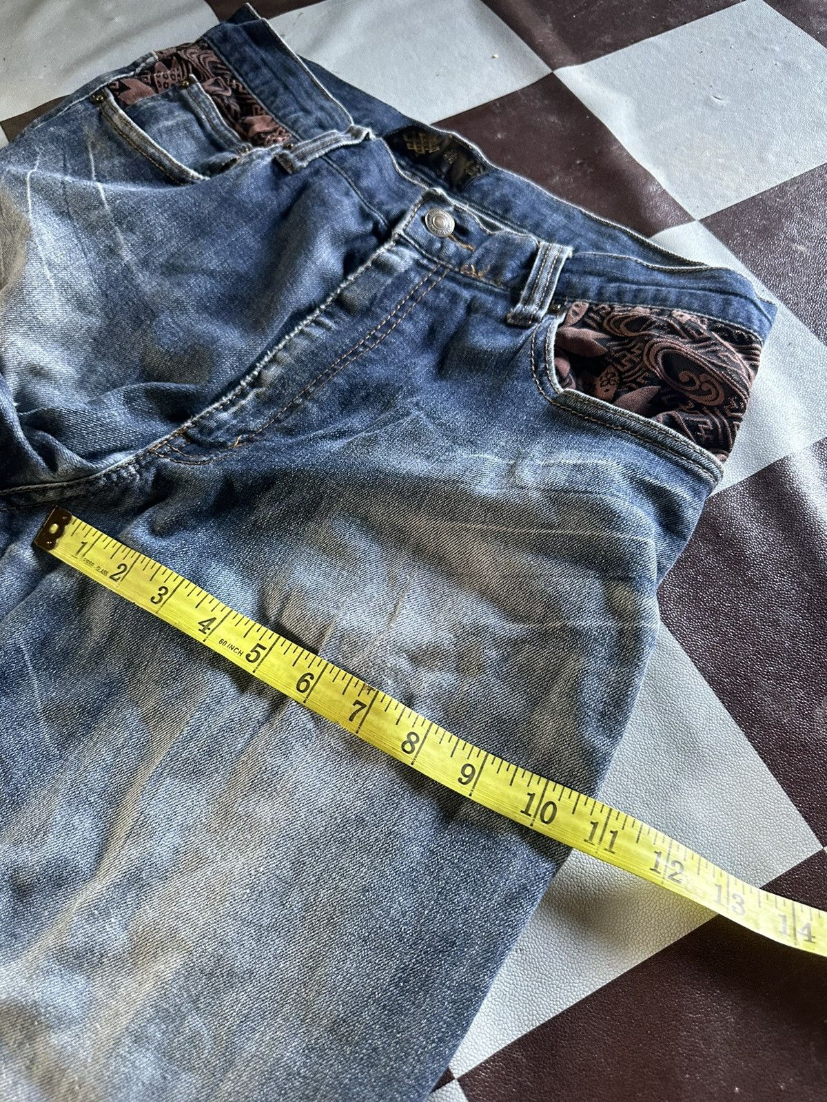 Vintage Karakuri denim jeans Size US 32 / EU 48 - 12 Thumbnail