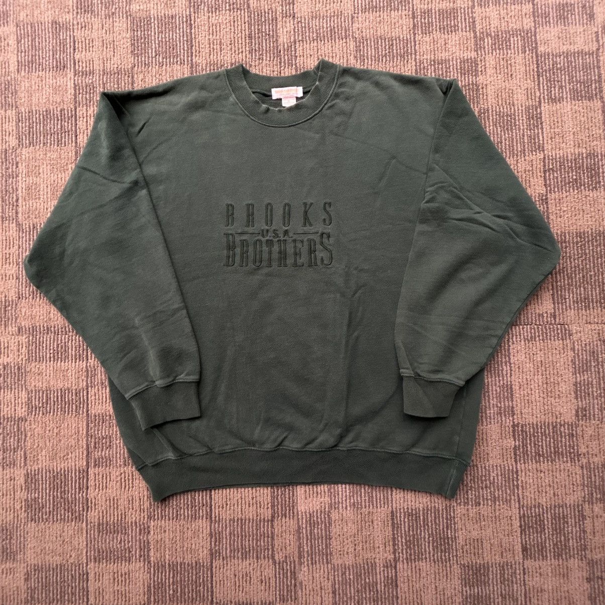 Brooks Brothers Vintage Brooks Brothers USA Embroidered Crewneck Sweatshirt Size US XL / EU 56 / 4 - 1 Thumbnail