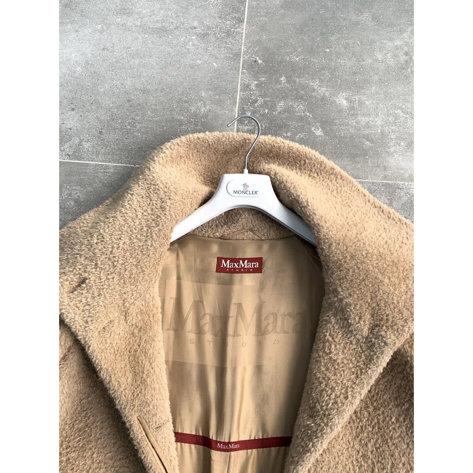 Max Mara Women's MAX MARA TEDDY ALPACA Trench Coat Jacket UK 14 US 12 Size XL / US 12-14 / IT 48-50 - 13 Thumbnail