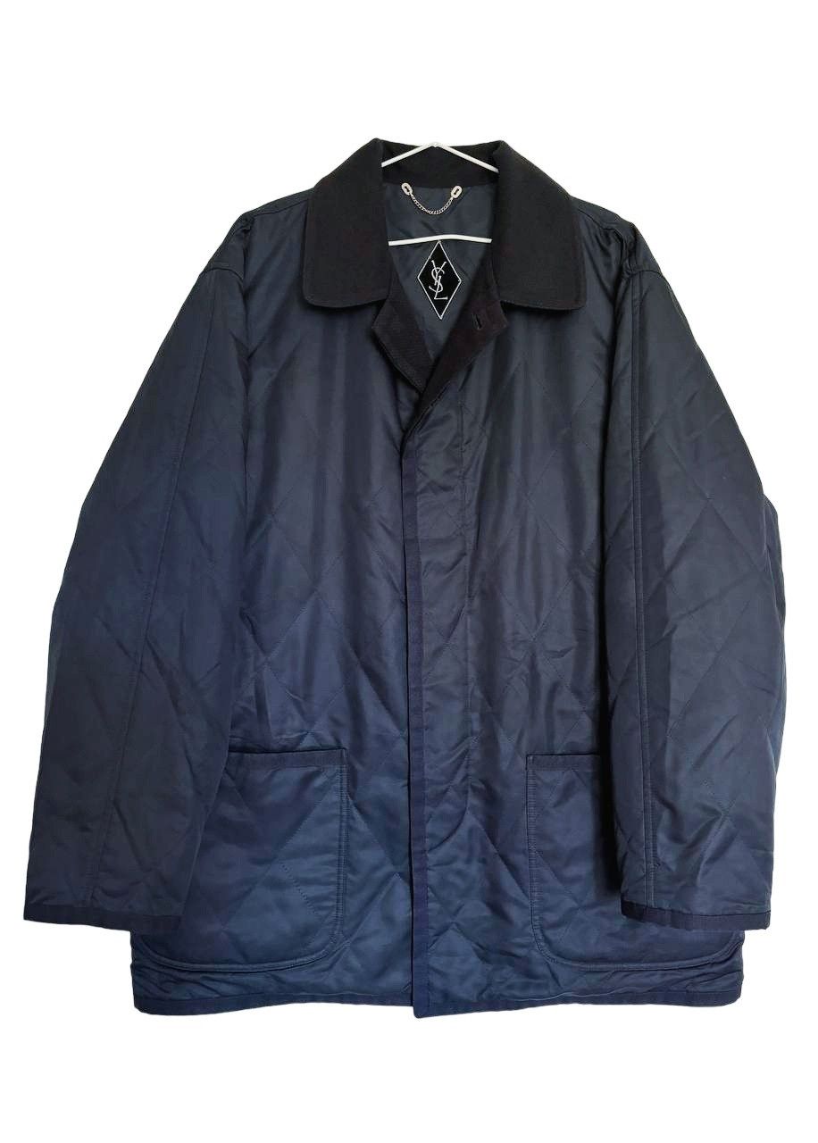 Image of Saint Laurent Paris x YVES Saint Laurent Jacket in Navy, Men's (Size 2XL)