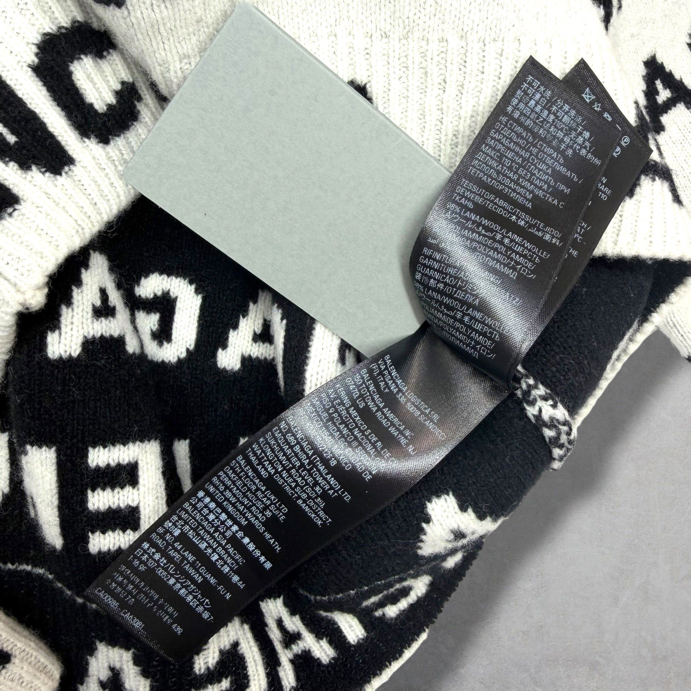 Balenciaga Balenciaga Jacquard Sweater M Size M / US 6-8 / IT 42-44 - 6 Thumbnail
