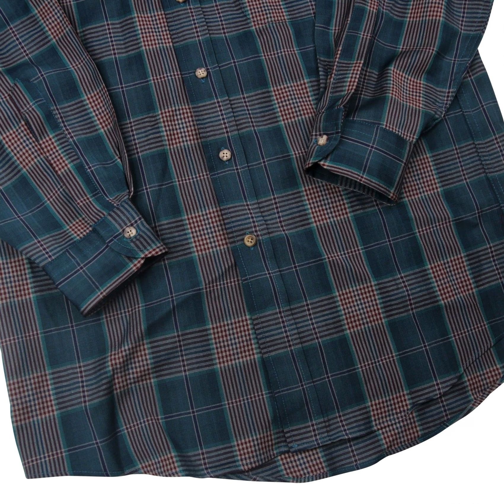 Pendleton Pendleton Sir Pendleton Mens Medium Fine Worsted Wool Shirt Multicolor Long Sleeve Button-Up Regular XS? No, keep as is. Size US M / EU 48-50 / 2 - 3 Thumbnail