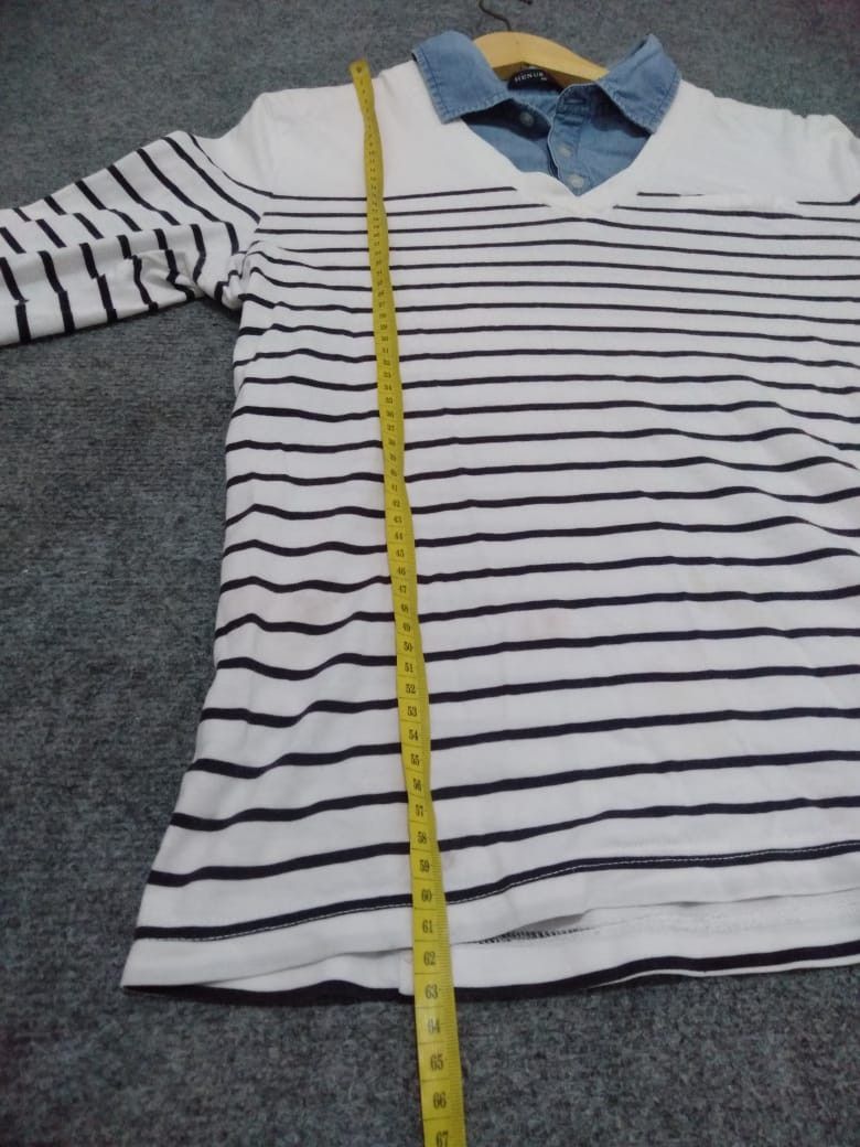 If Six Was Nine × Japanese Brand JAPANESE HENUS EDWIN DOUBLE LAYER LONG SHIRT Size US M / EU 48-50 / 2 - 11 Thumbnail