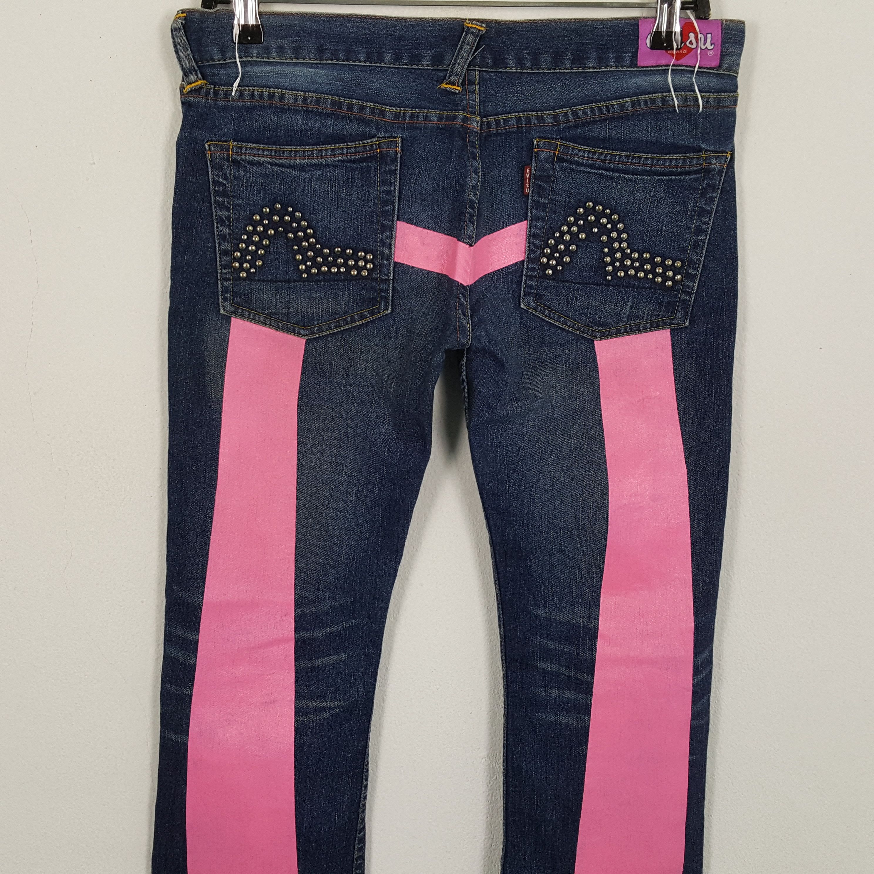 Evisu EVISU Japanese Brand Streetwear Custom Daicock Jeans Size 31" - 2 Thumbnail