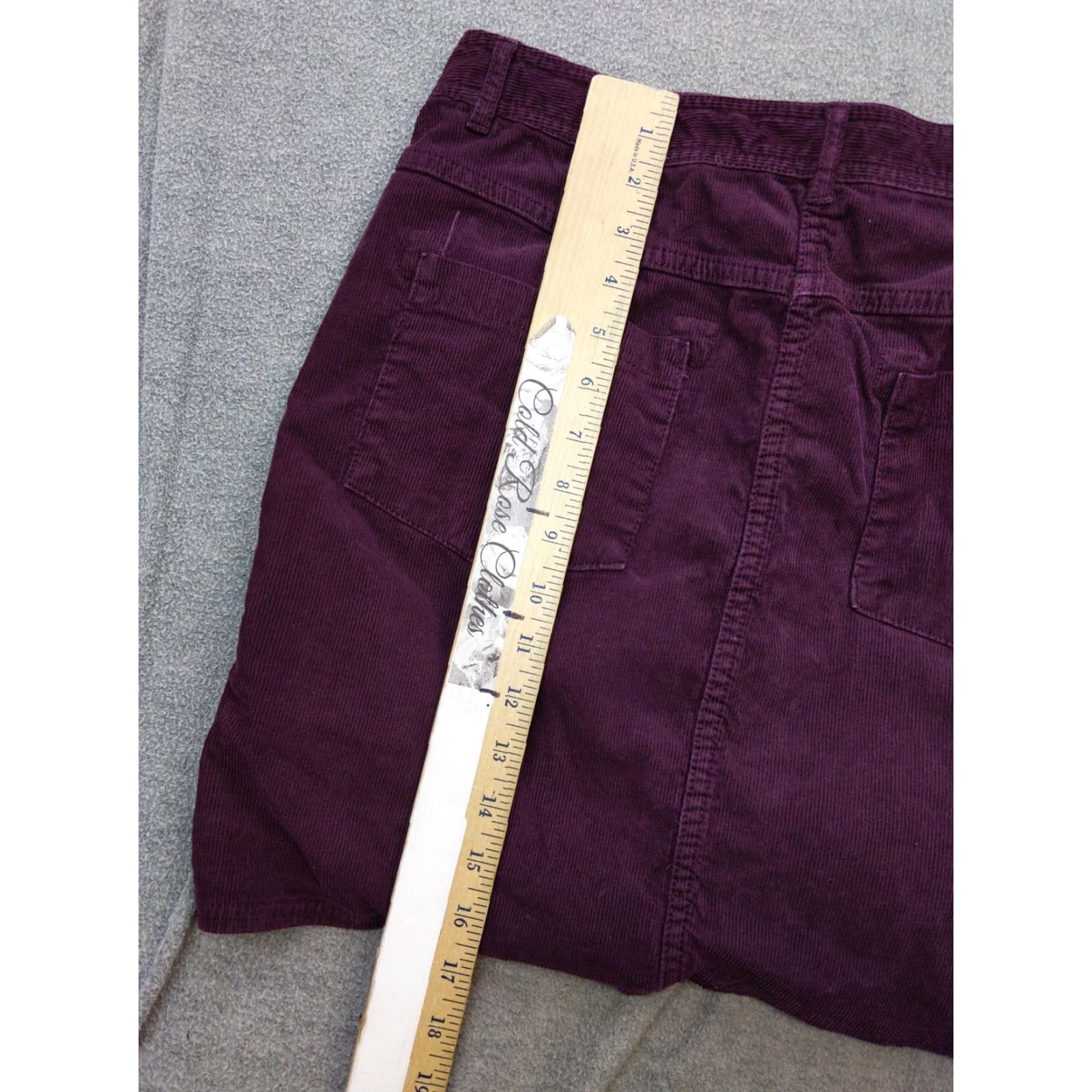 Gramicci Gramicci Skirt Womens 8 Purple Corduroy Short Pockets Casual Size 30" / US 8 / IT 44 - 5 Thumbnail