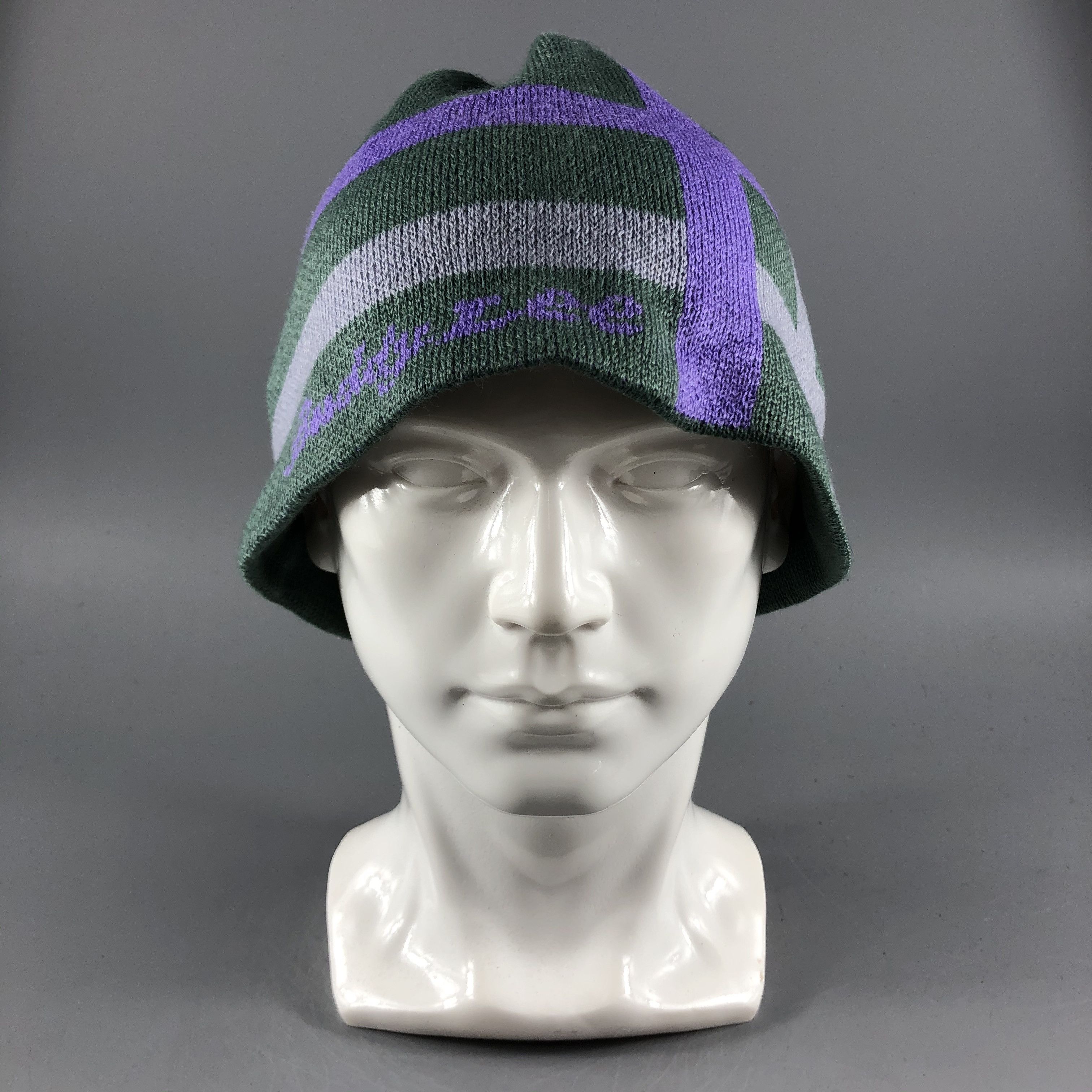 image of Buddy Lee Hats Stripe Beanie Knit Snow Hat Snow Cap B488, Men's