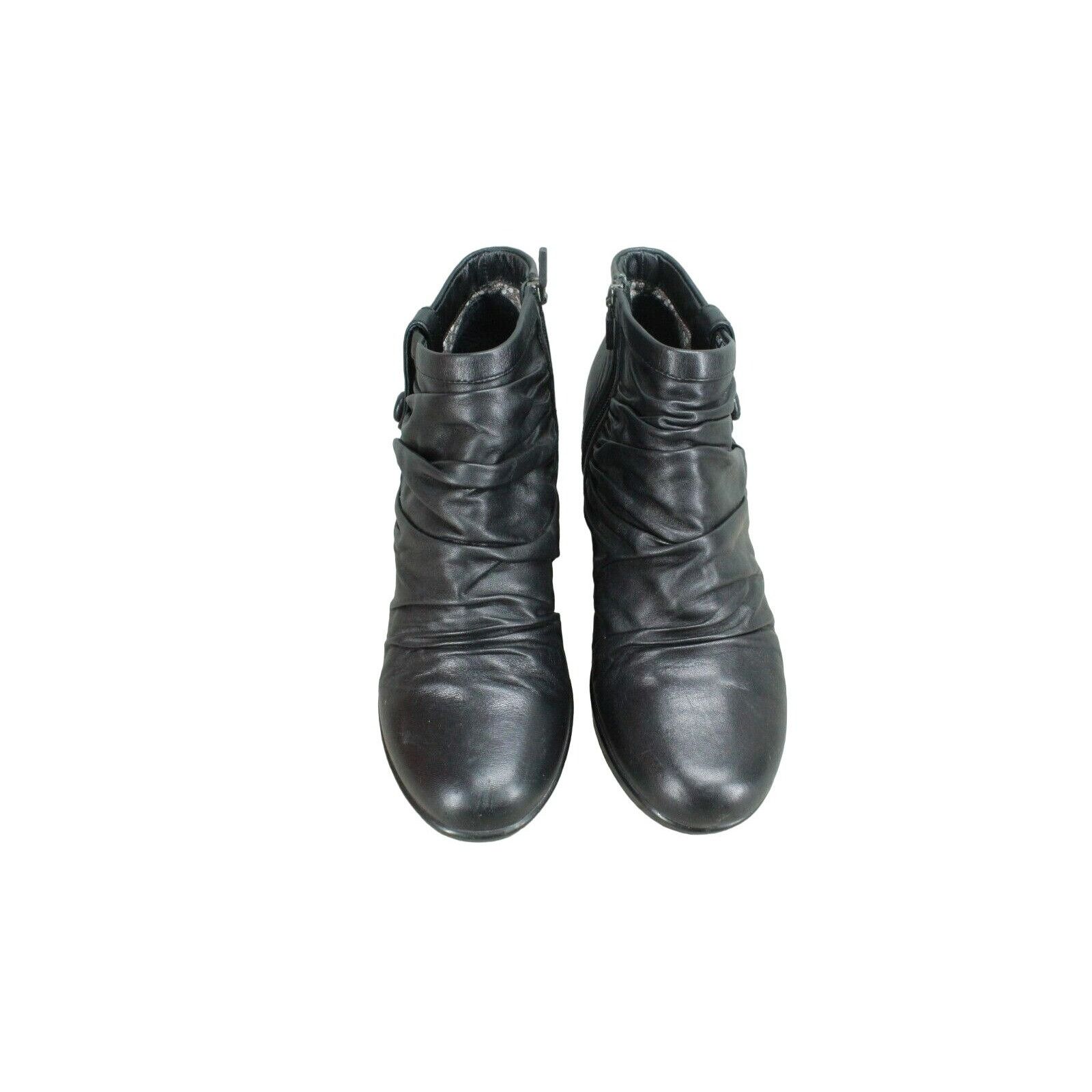 Dansko × Leather Dansko Ruched Buffy Womens Heeled Ankle Booties Size US 10 / IT 40 - 1 Thumbnail