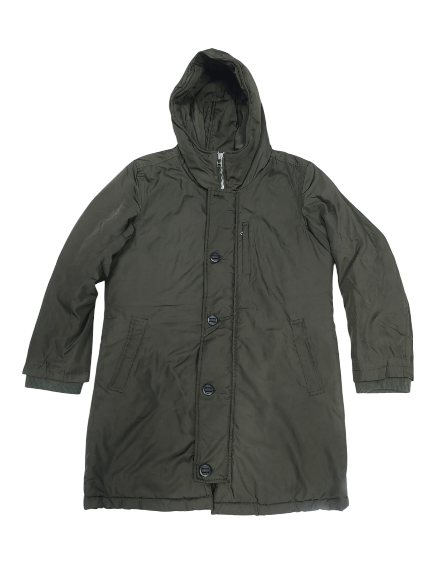 Japanese Brand NO ID PARKA MILITARY GREEN ARMY Size US M / EU 48-50 / 2 - 1 Thumbnail