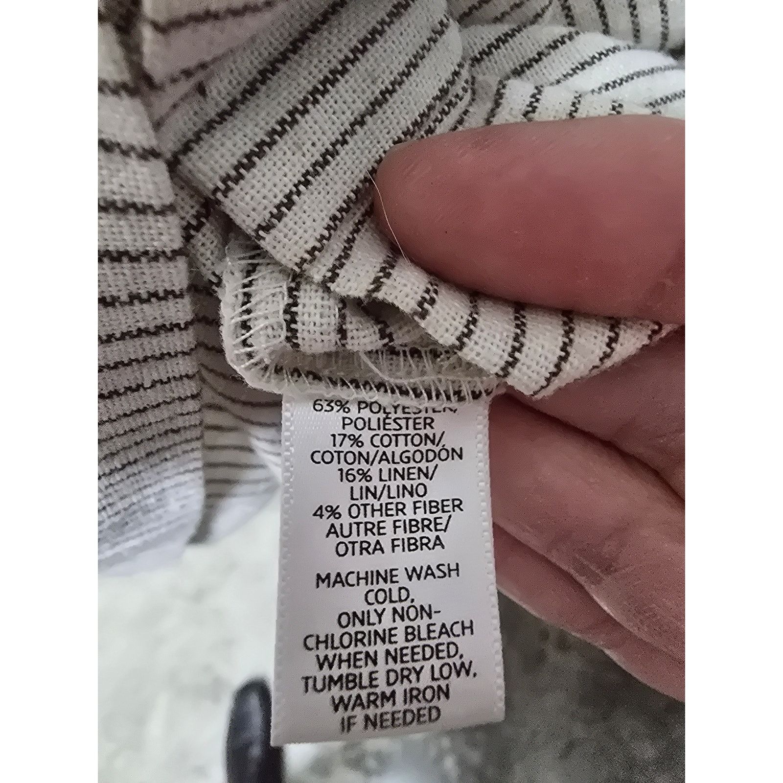 Lou & Grey Lou & Gray, Women's Dress, Natural & Gray Striped, Size 6 Size M / US 6-8 / IT 42-44 - 4 Thumbnail