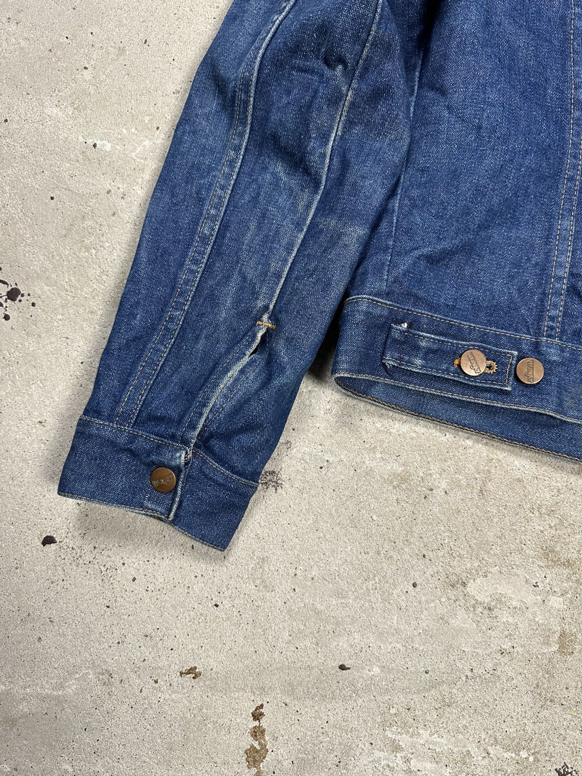 Wrangler Vintage 70s Wrangler Denim Jeans Trucker Jacket Size US S / EU 44-46 / 1 - 12 Thumbnail