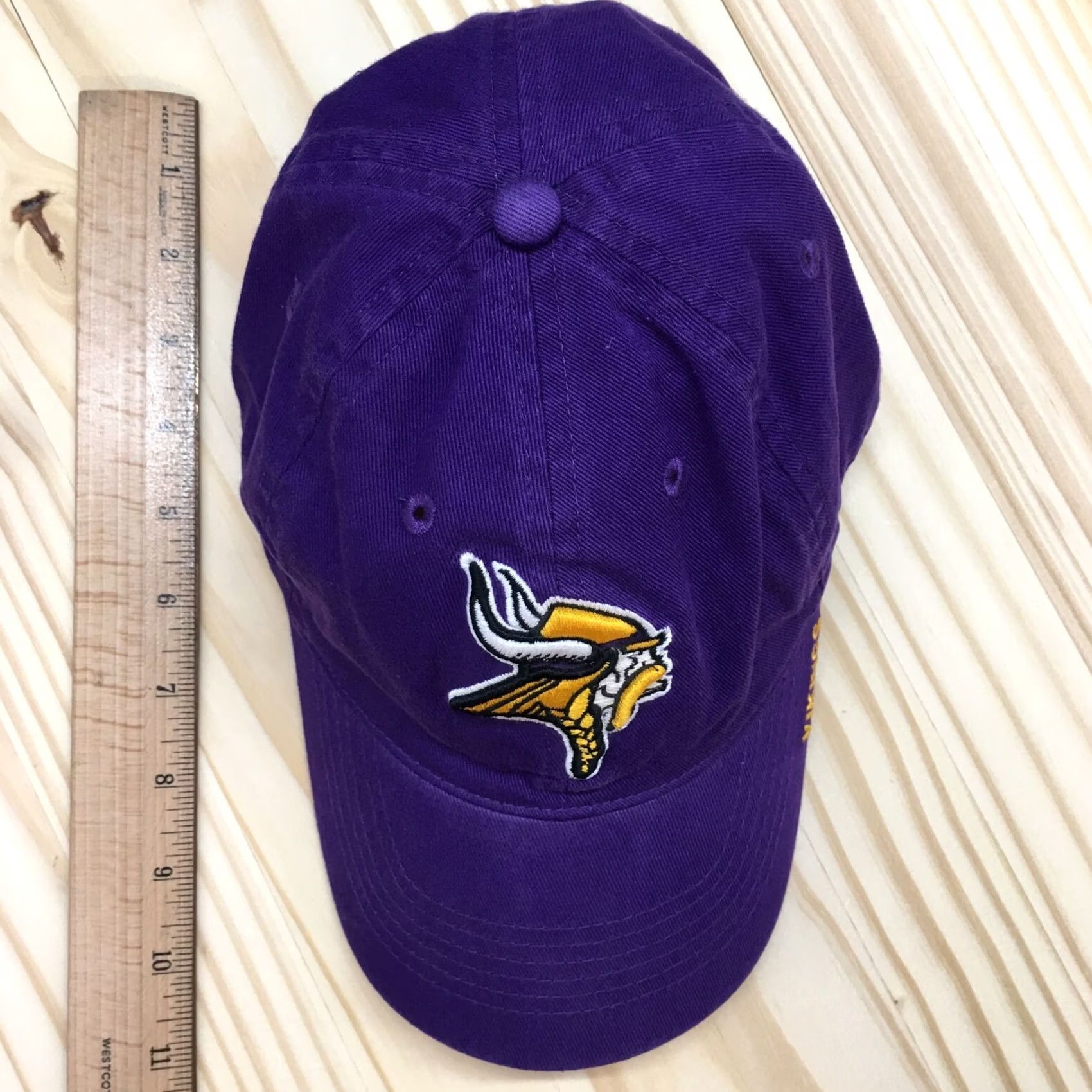 Reebok Reebok Minnesota Viking NFL Baseball Cap Mens Purple One Size Embroidered Logo Size ONE SIZE - 3 Thumbnail