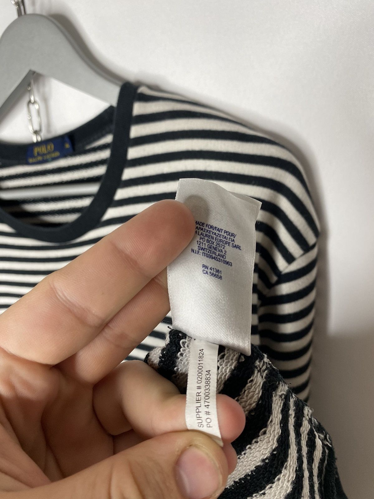 Vintage 🐎Vintage Polo Ralph Lauren Striped Sweatshirt Pullover🐎 Size US XL / EU 56 / 4 - 8 Thumbnail