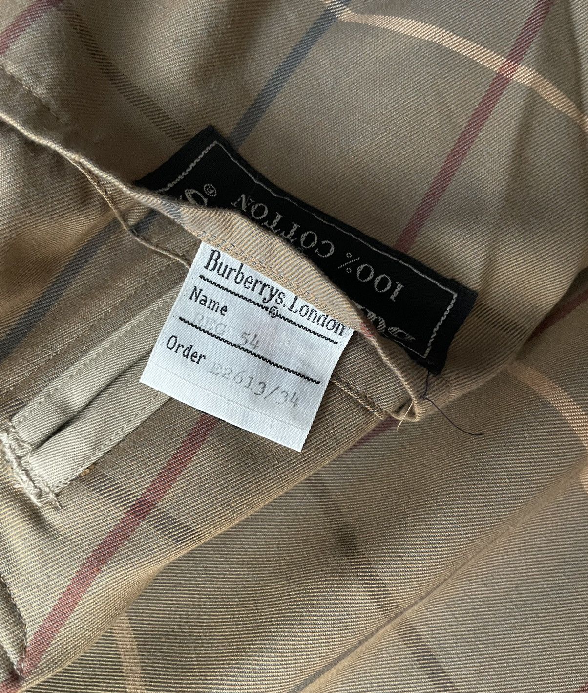 Burberry Vintage Burberrys Beige Men Trench Check Coat Size US L / EU 52-54 / 3 - 17 Thumbnail