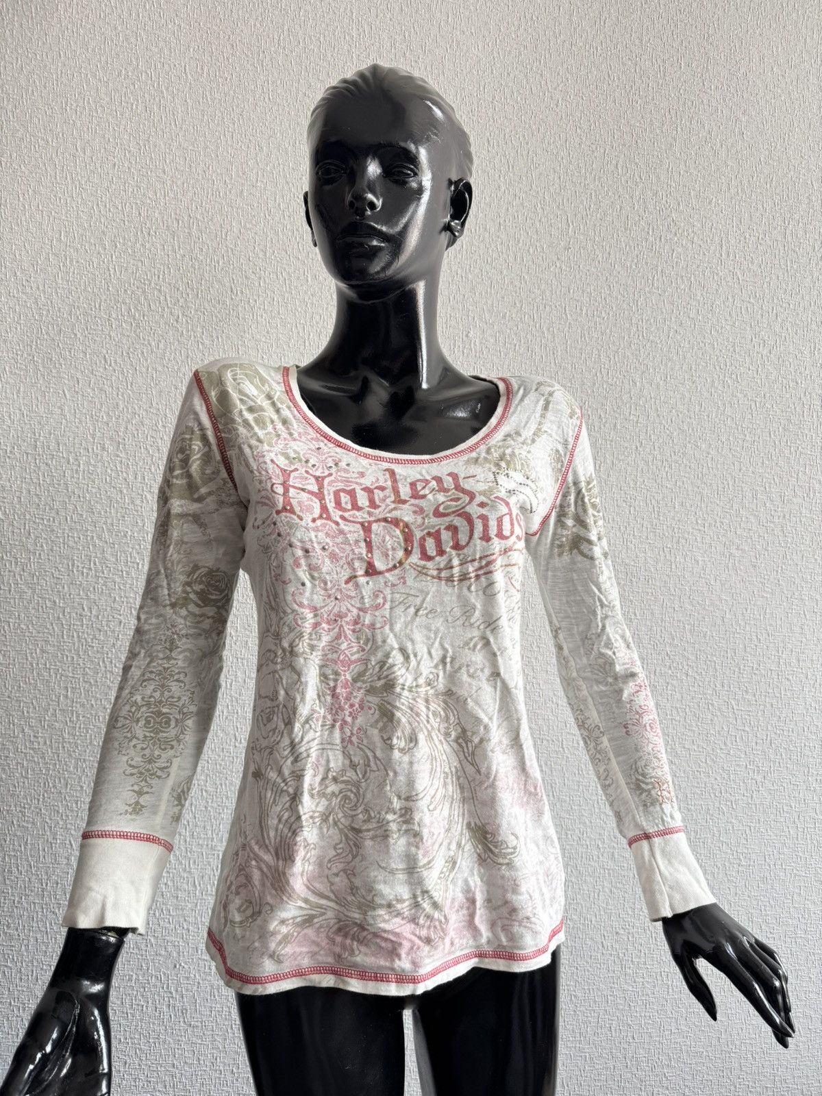 Vintage Vintage Harley Davidson long sleeve wmns Size M / US 6-8 / IT 42-44 - 6 Thumbnail