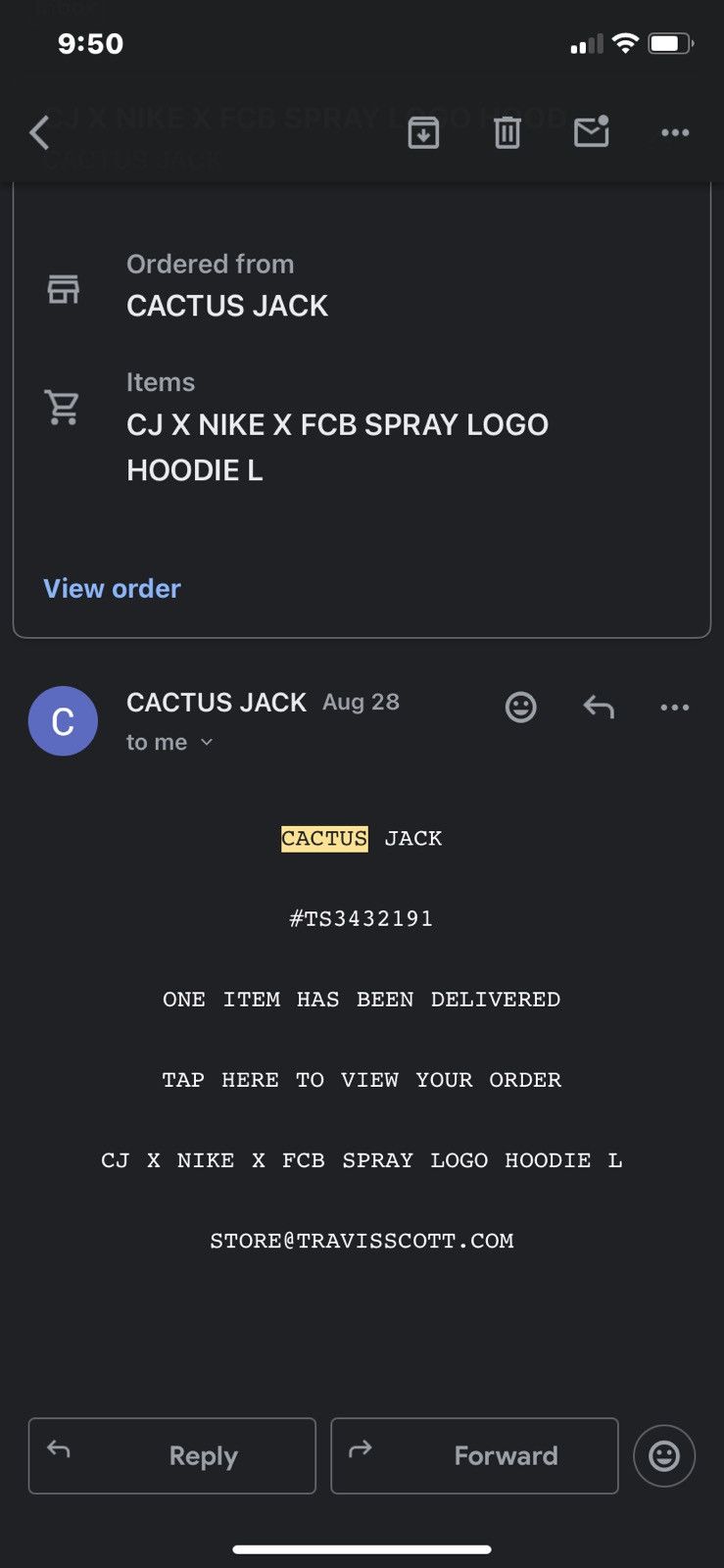 Travis Scott CJ X NIKE X FCB SPRAY LOGO HOODIE L Size US L / EU 52-54 / 3 - 5 Thumbnail