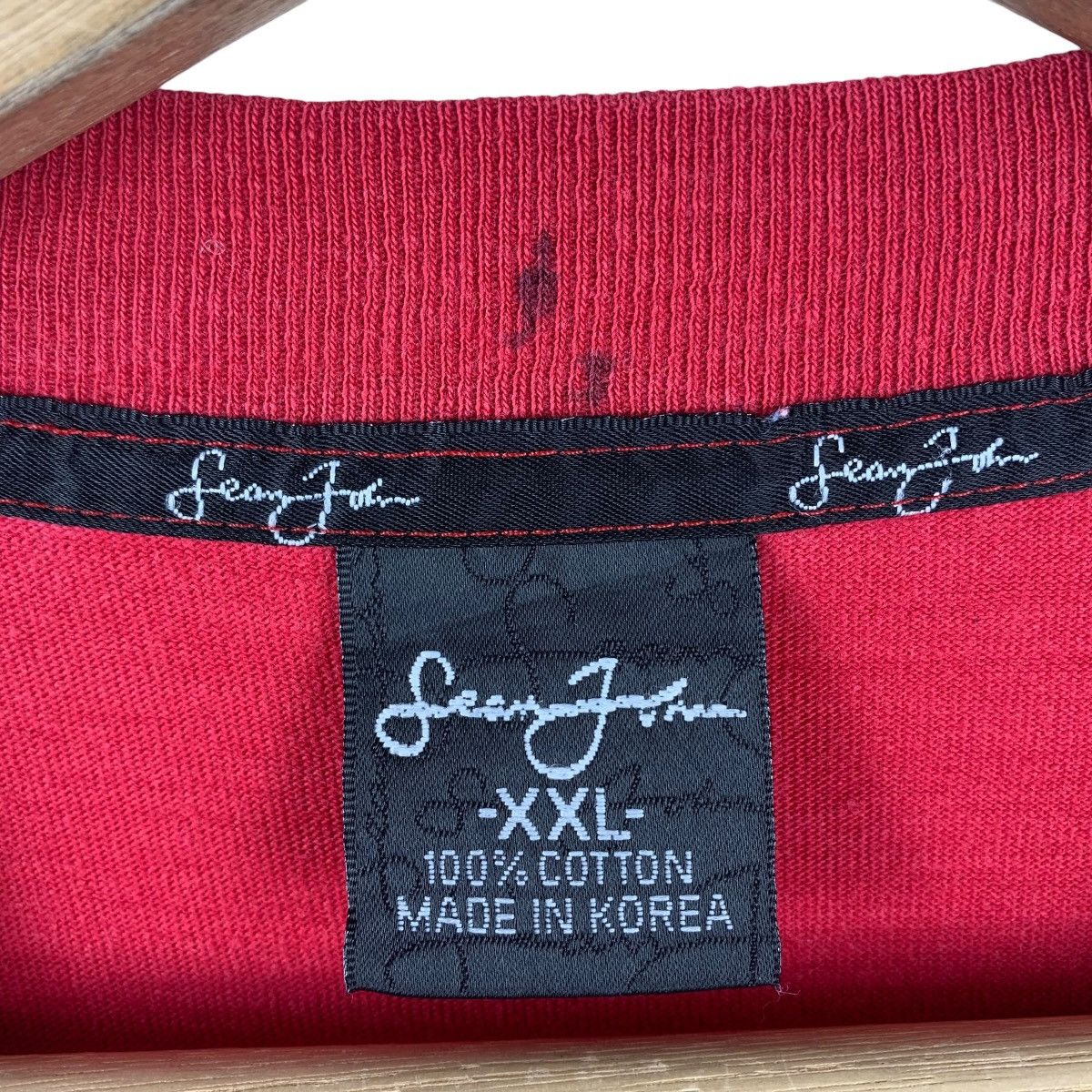 Sean John Vintage SEAN JOHN printed spellout big red tee Size US XXL / EU 58 / 5 - 3 Thumbnail