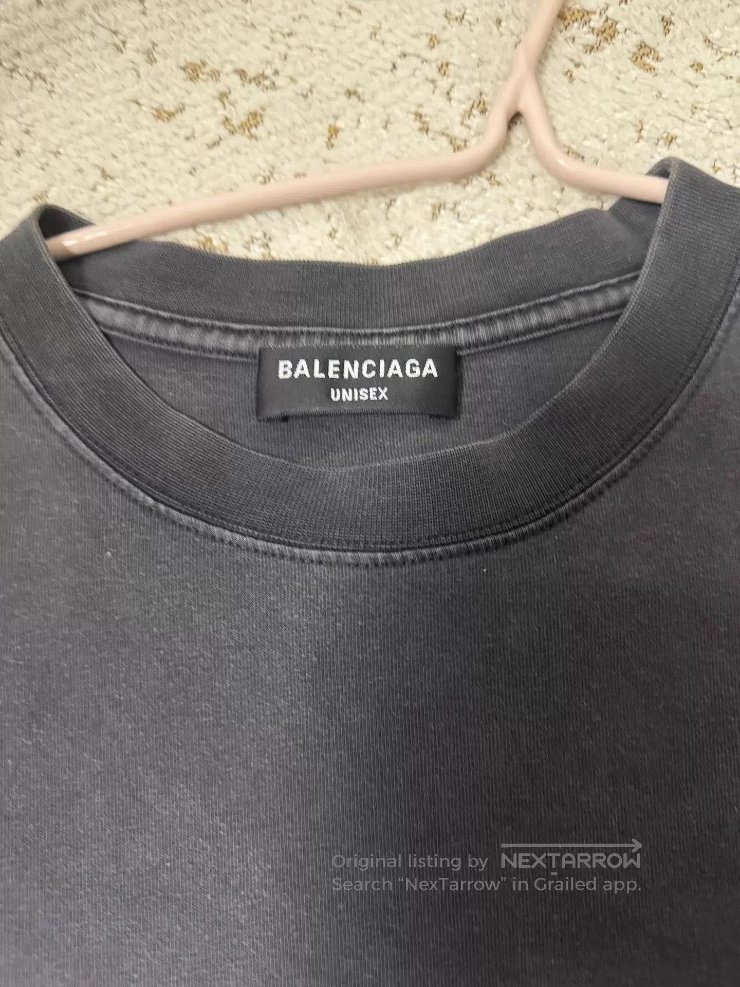 Balenciaga Black Short Sleeve Logo Print T-Shirt. Size US M / EU 48-50 / 2 - 2 Thumbnail