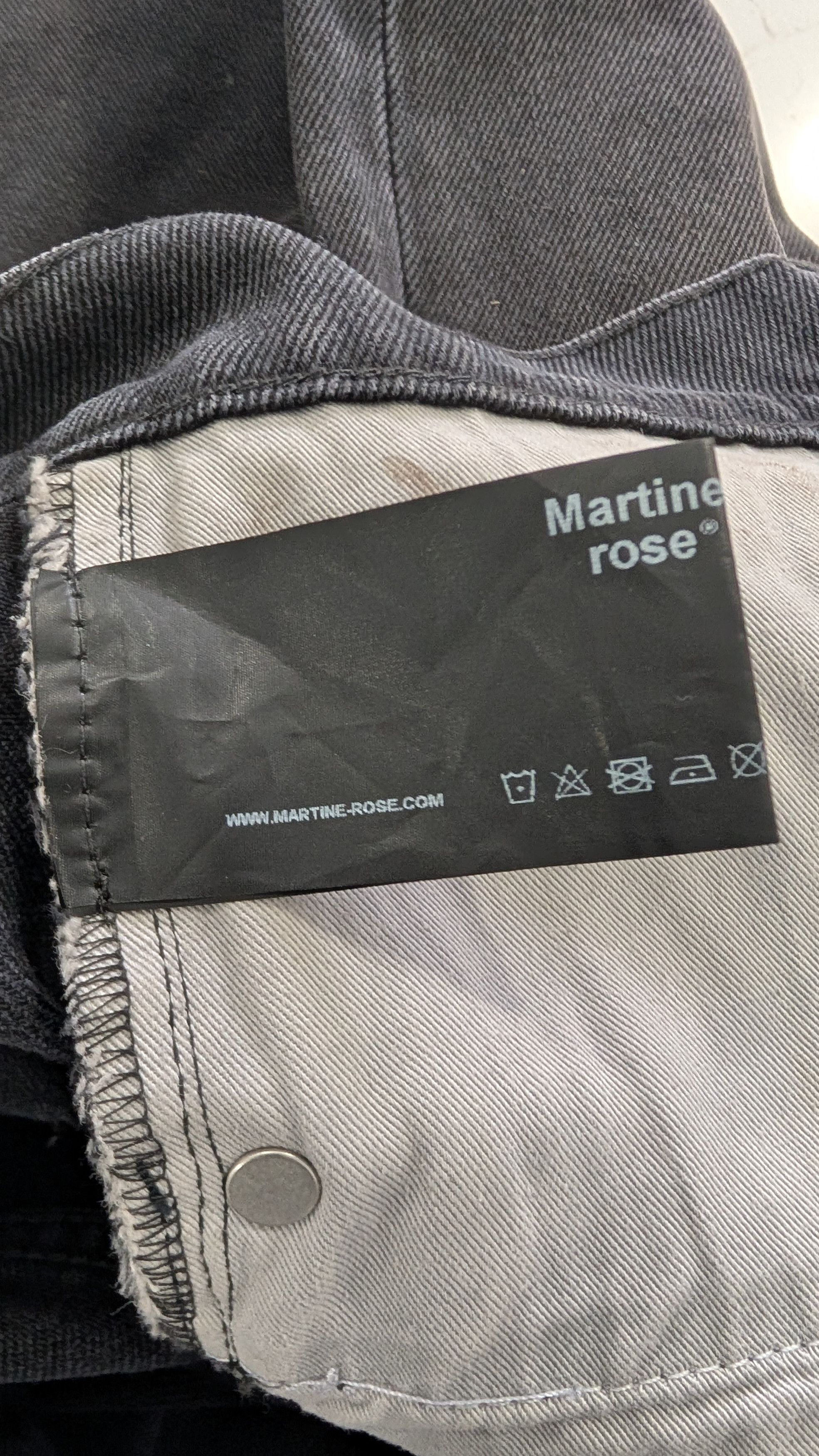 Martine Rose Martine Rose Wide-Leg Cowboy Wash Jeans Size XS Size 26" / US 2 / IT 38 - 14 Thumbnail