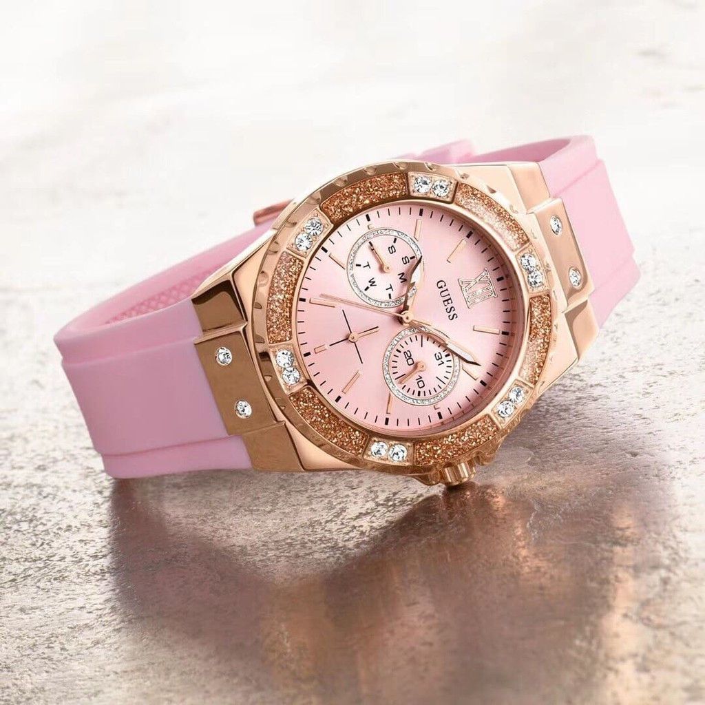 Guess Guess Limelight Crystal Chronograph Sport Women Ladies Watch Size ONE SIZE - 4 Thumbnail