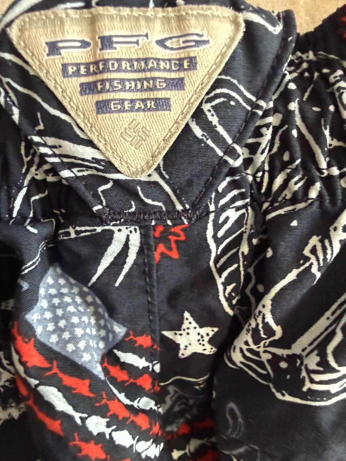 Columbia Columbia PFG Patriotic Blue Shorts Size L Swim Trunk Fish F Size US 28 / EU 44 - 3 Thumbnail