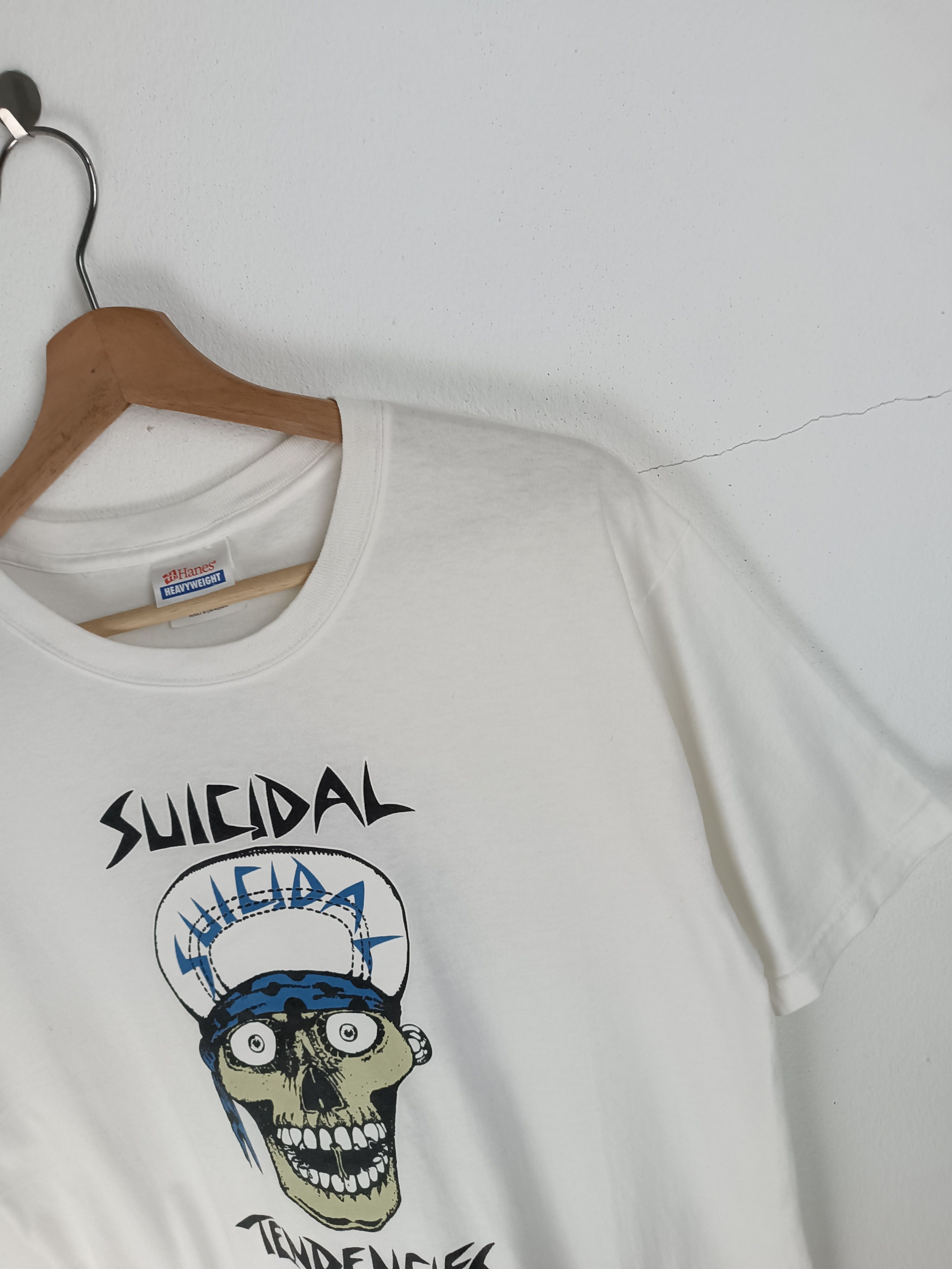 Band Tees VINTAGE 2000s SUICIDAL TENDENCIES THRASH SKULL LOGO TEE Size US M / EU 48-50 / 2 - 7 Thumbnail