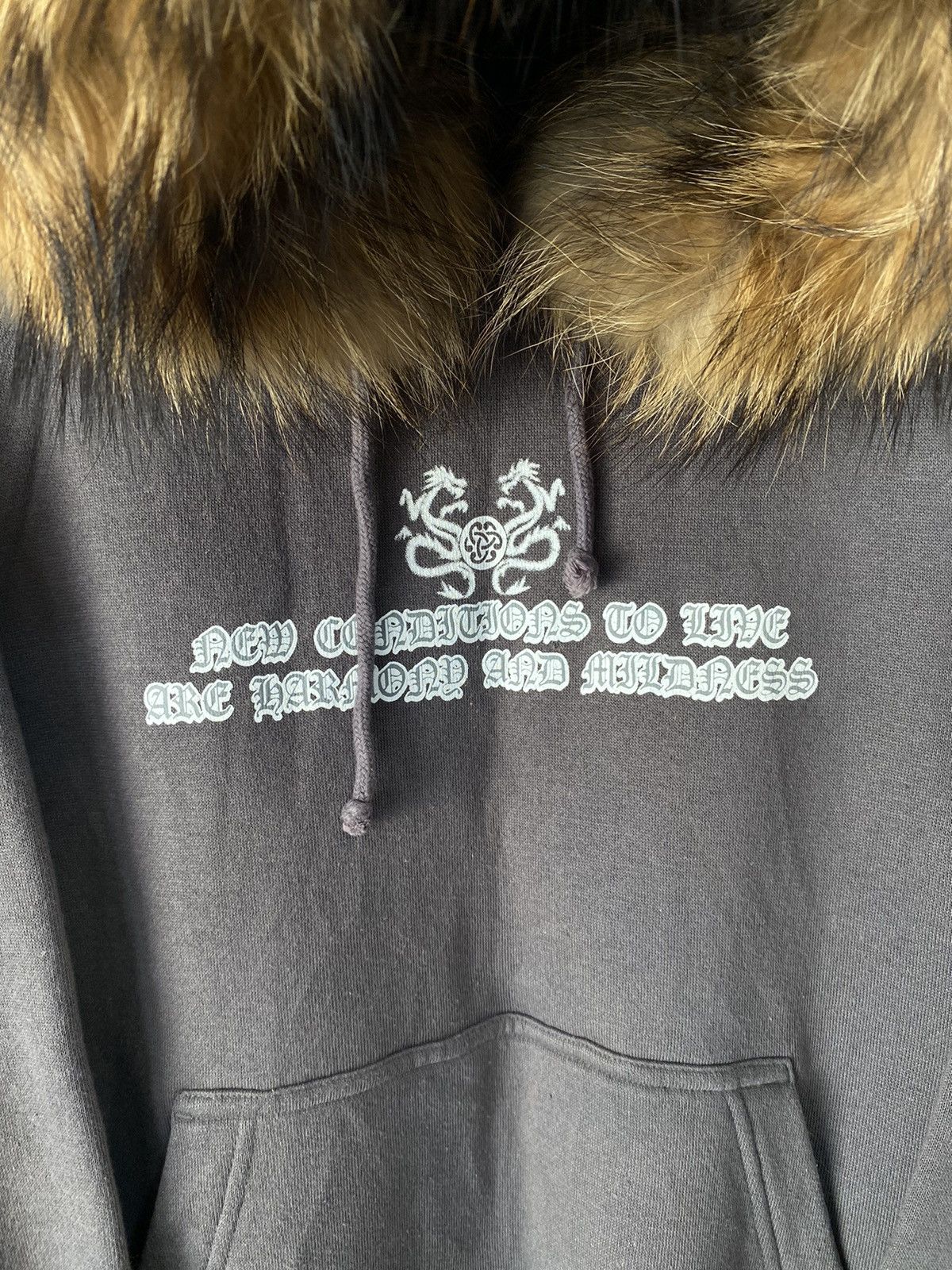 If Six Was Nine × Japanese Brand × Le Grande Bleu (L.G.B.) Fur hoodie japanese brand tribal poem desio Size US M / EU 48-50 / 2 - 5 Thumbnail