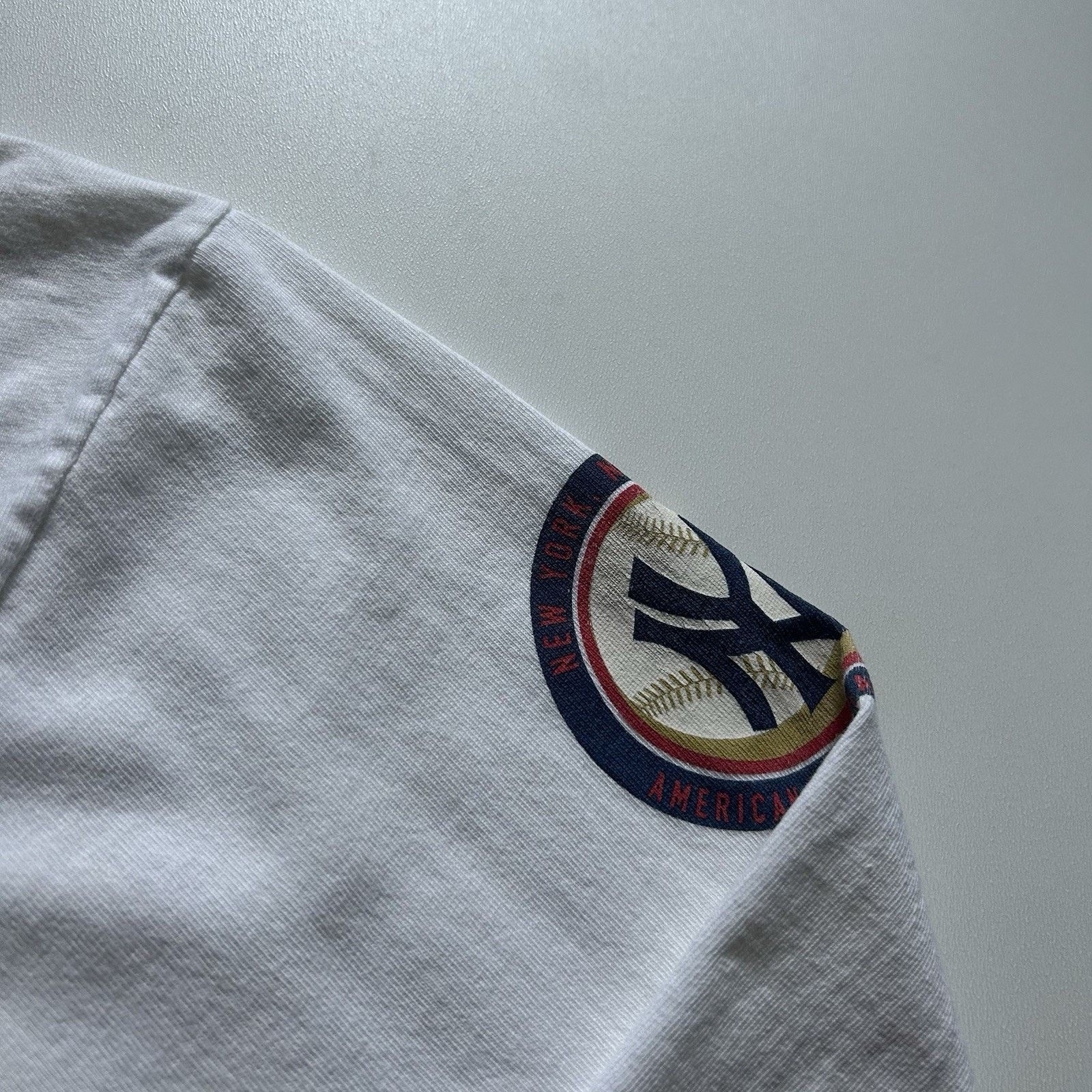MLB Vintage Nike T Shirt XL Y2K New York Yankees MLB Long Sleeve Size US XL / EU 56 / 4 - 4 Thumbnail