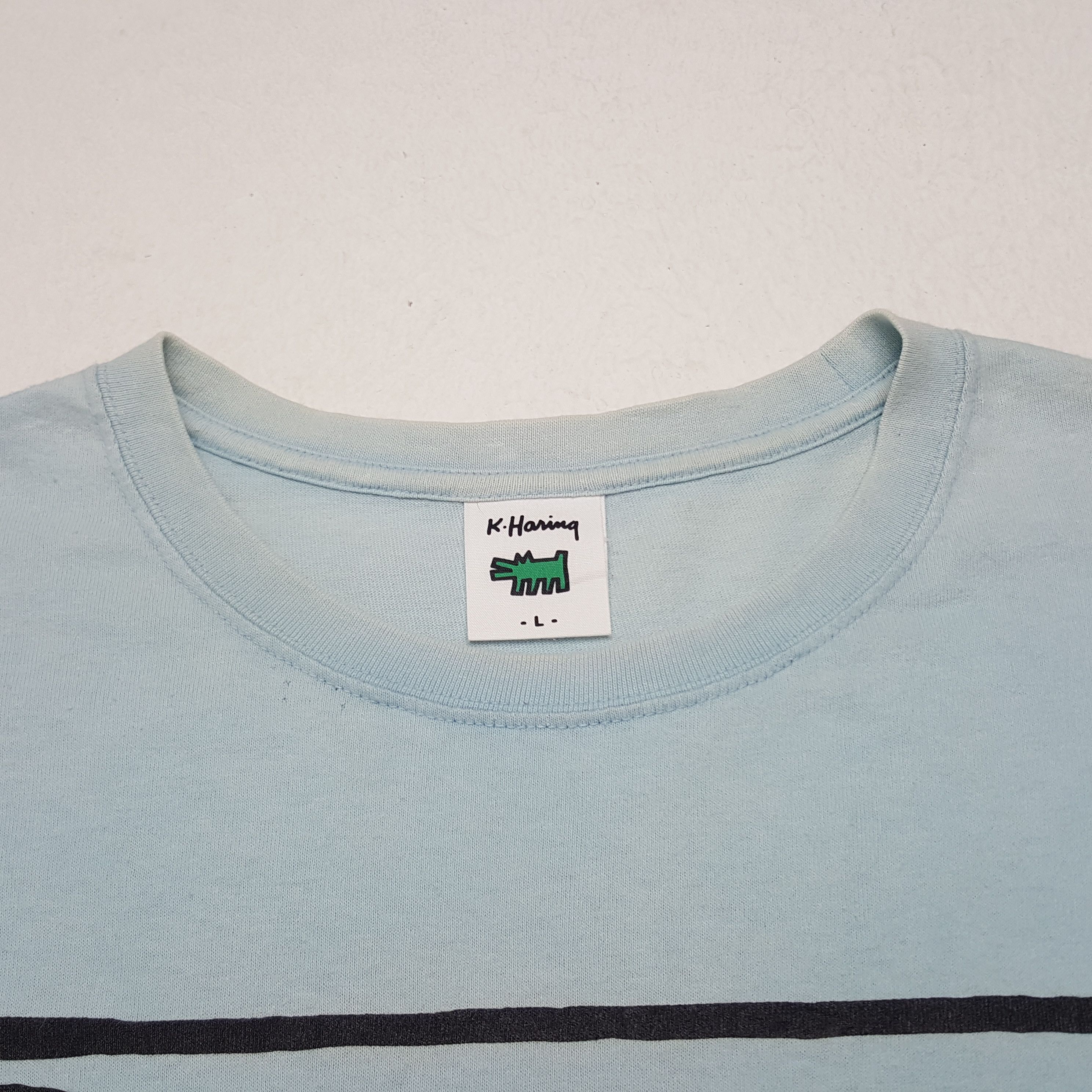 Japanese Brand × Keith Haring × Vintage Vintage Keith Haring American Artists Tshirt Size US L / EU 52-54 / 3 - 5 Thumbnail