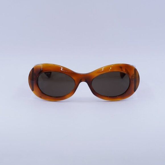 Gucci 🕶️ New Gucci GG1696S 002 Havana Sunglasses Size ONE SIZE - 4 Thumbnail