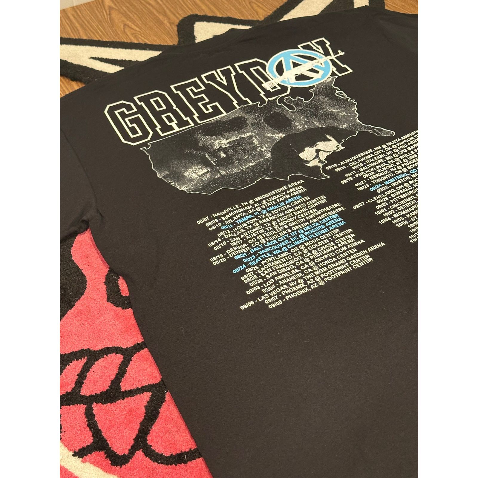 G59 Records GREYDAY 2024 Blue Logo Tour Tee XL Suicideboys – Size XL Size US XL / EU 56 / 4 - 7 Thumbnail