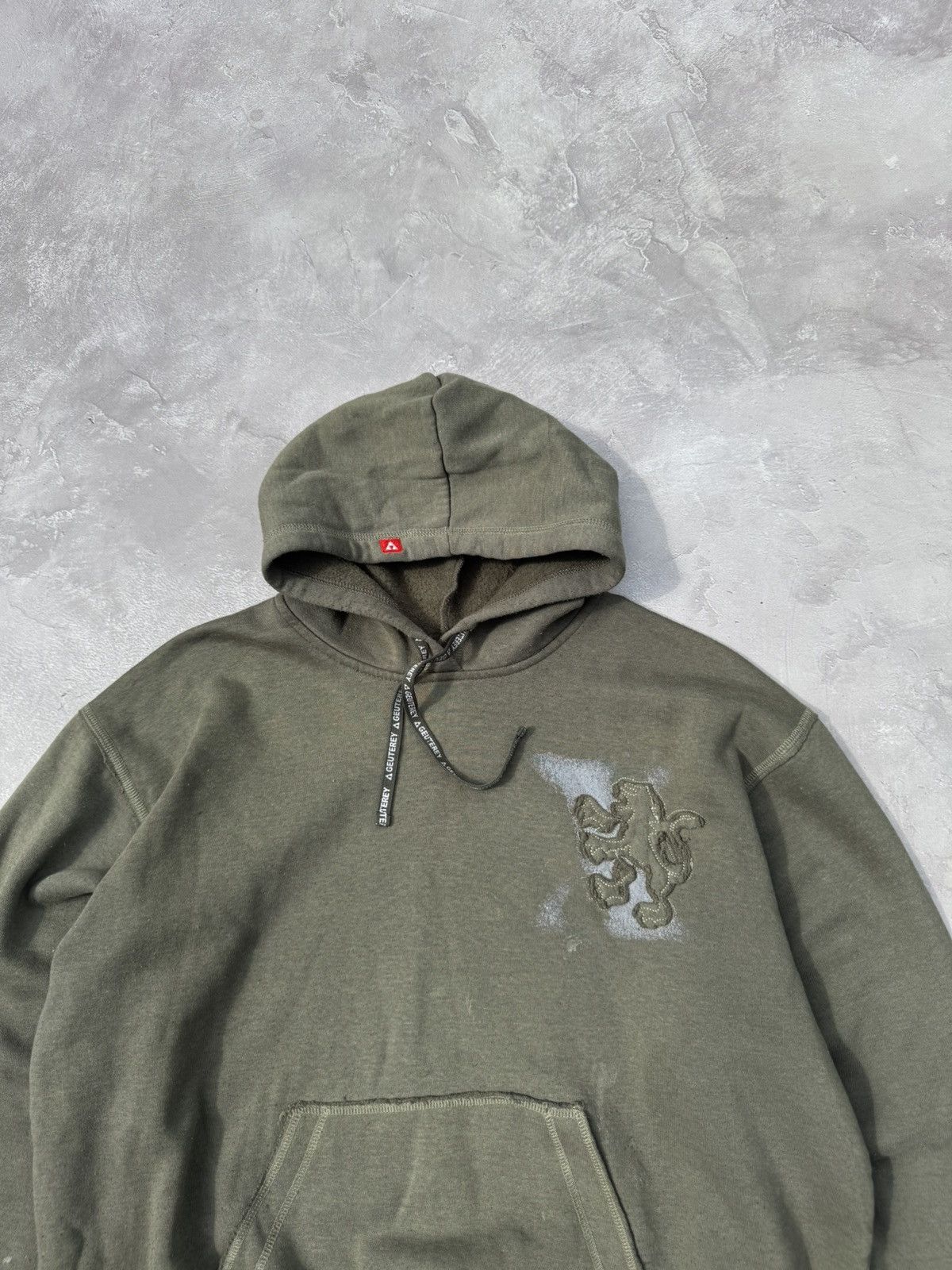 Vintage Vintage Geuterey Diesel Style Baggy Y2k Hoodie Size US L / EU 52-54 / 3 - 5 Thumbnail