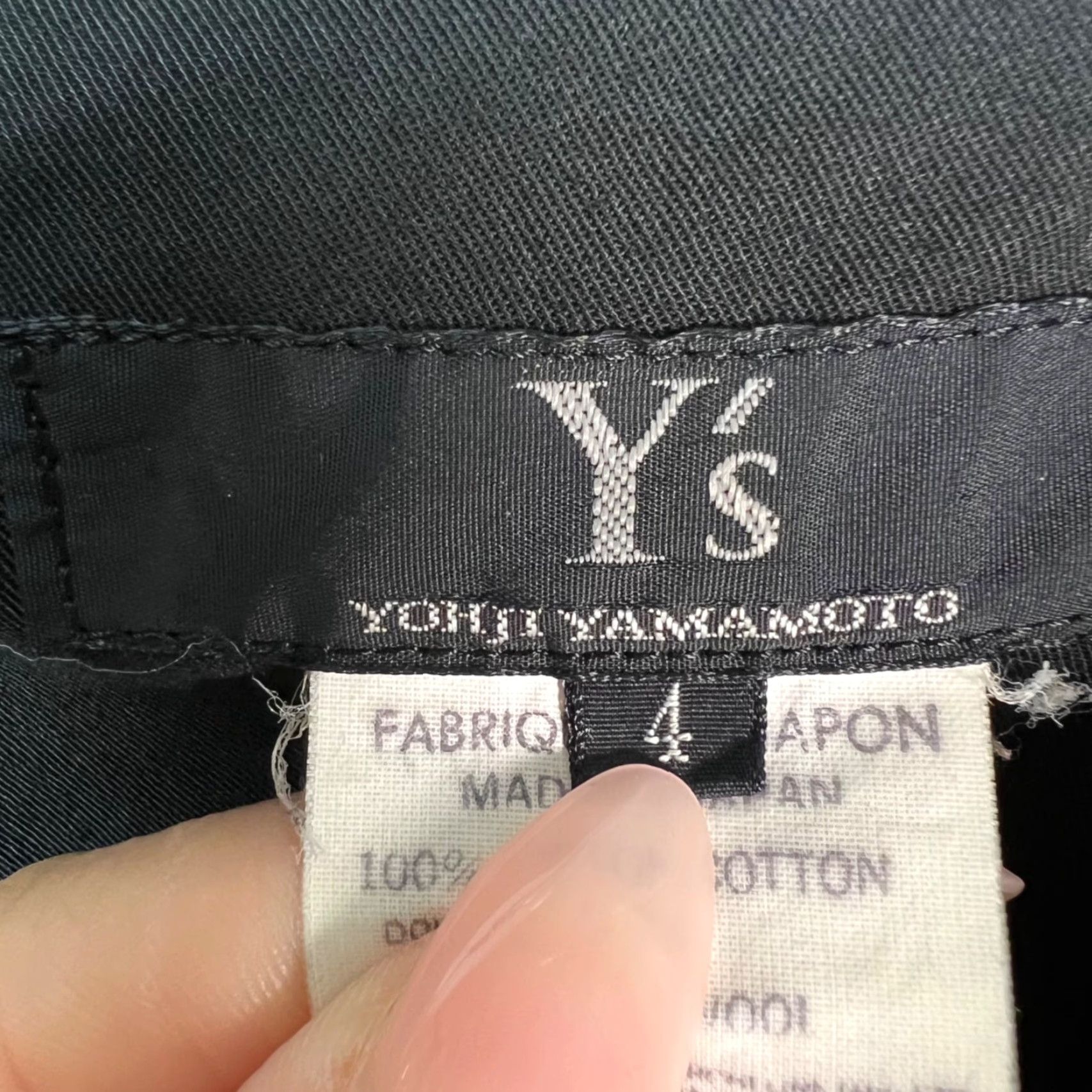Yohji Yamamoto VINTAGE Yohji Yamamoto Womens Size 4 Dark Gray Denim Maxi Skirt Back Slit Size 27" / US 4 / IT 40 - 3 Thumbnail