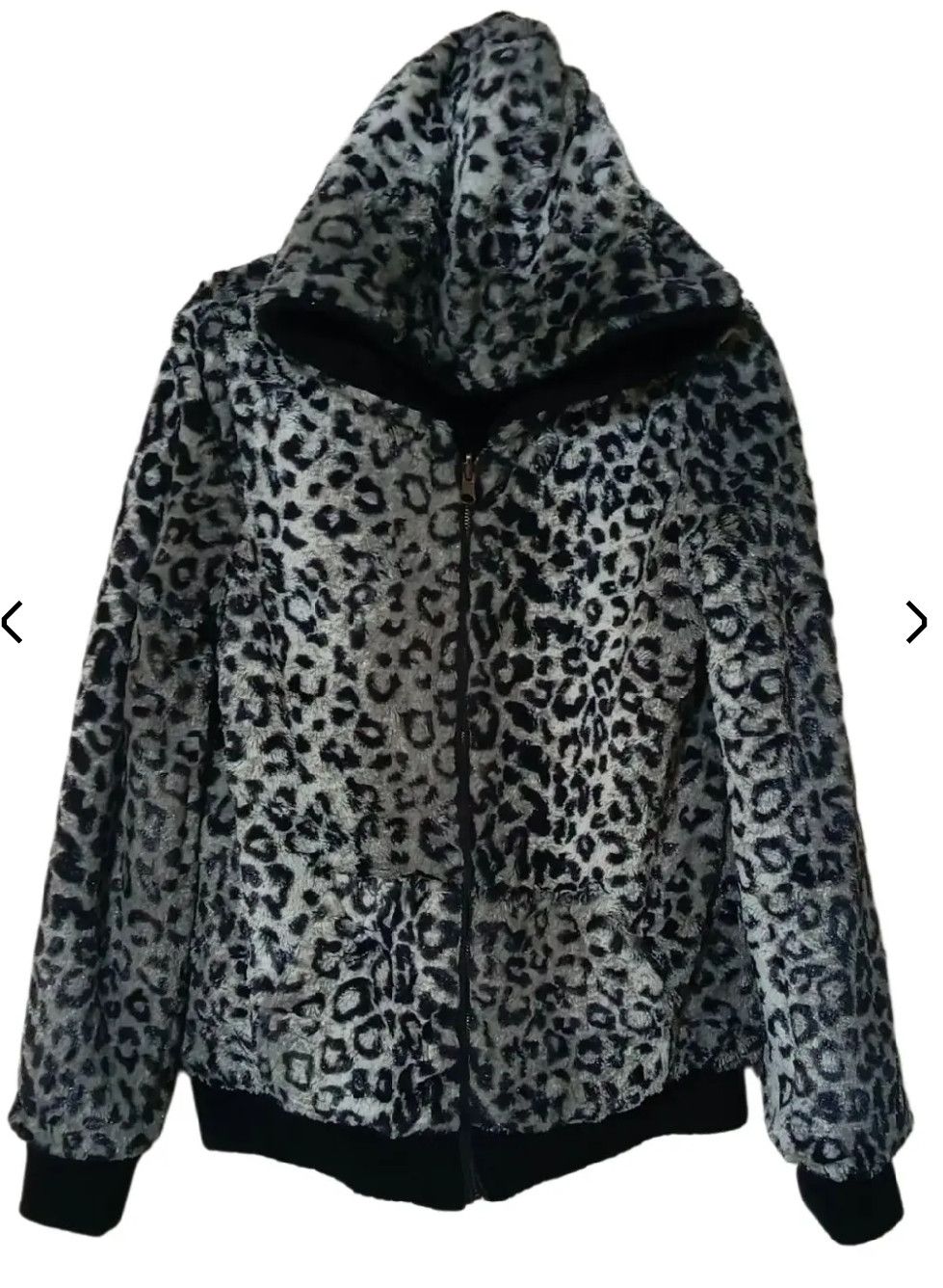 Japanese Brand Vintage Sorridere Leopard Reversible Hooded Jacket Size M / US 6-8 / IT 42-44 - 3 Thumbnail