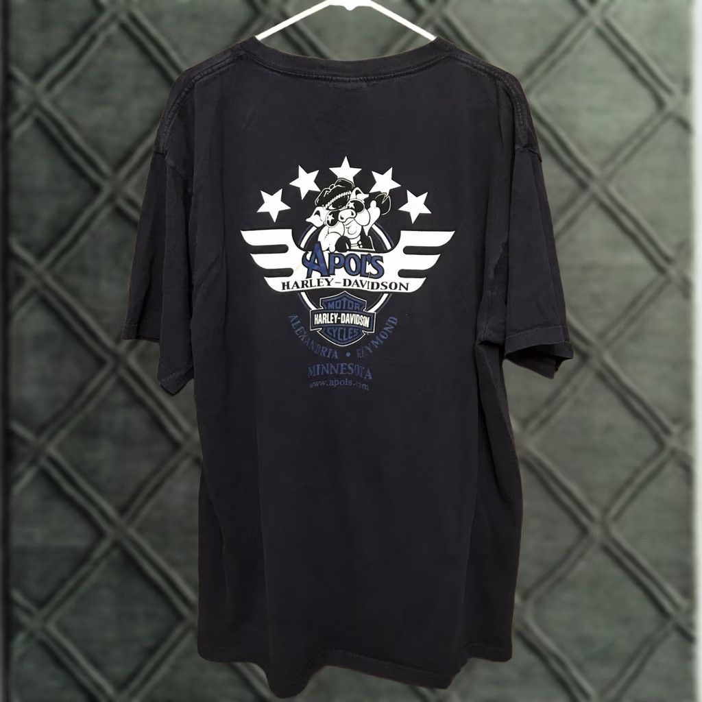 Harley Davidson Harley-Davidson T-Shirt Harley Davidson MN T Shirt Sz 2X blue Men’s S/S Cotton biker 1205 Size US XXL / EU 58 / 5 - 1 Thumbnail