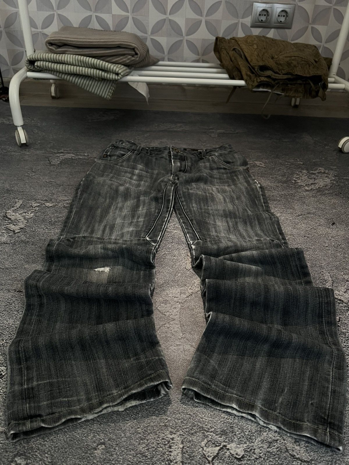 Underground Faded Washed Retro Jean / Number Nine Style