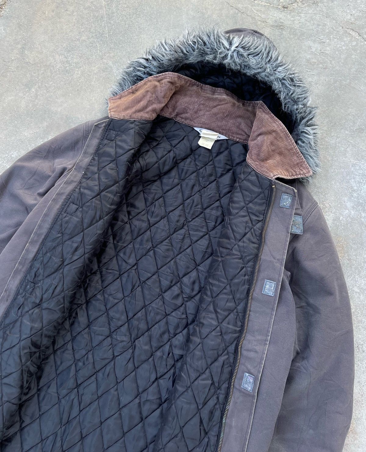 Carhartt 🔥Vintage Carhartt Arctic Jacket With Removable Hood Size US XL / EU 56 / 4 - 7 Thumbnail