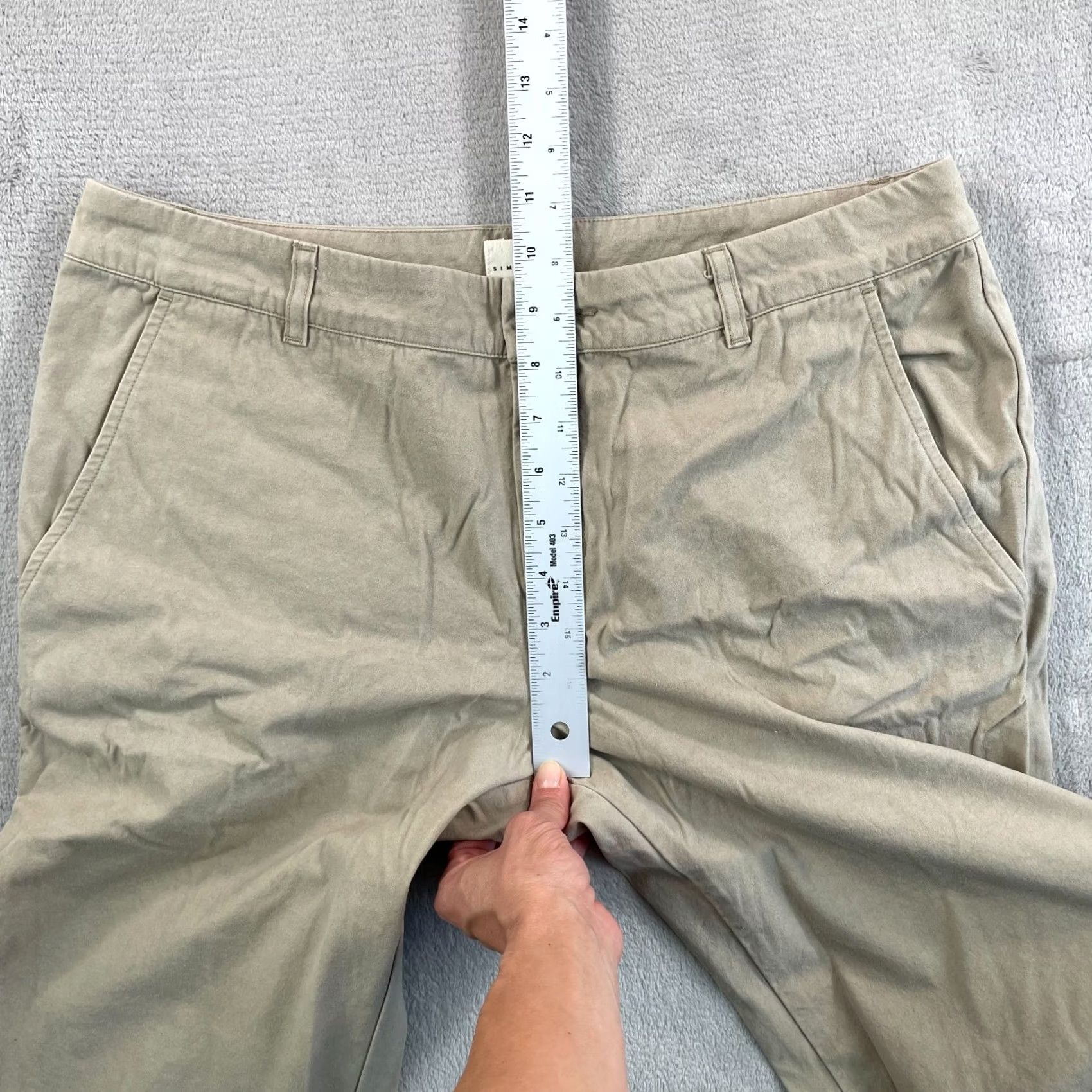 Simon Miller Simon Miller Chino Pants Men 34x32 Beige Straight Leg Designer Office Casual Jeans Size US 34 / EU 50 - 7 Thumbnail