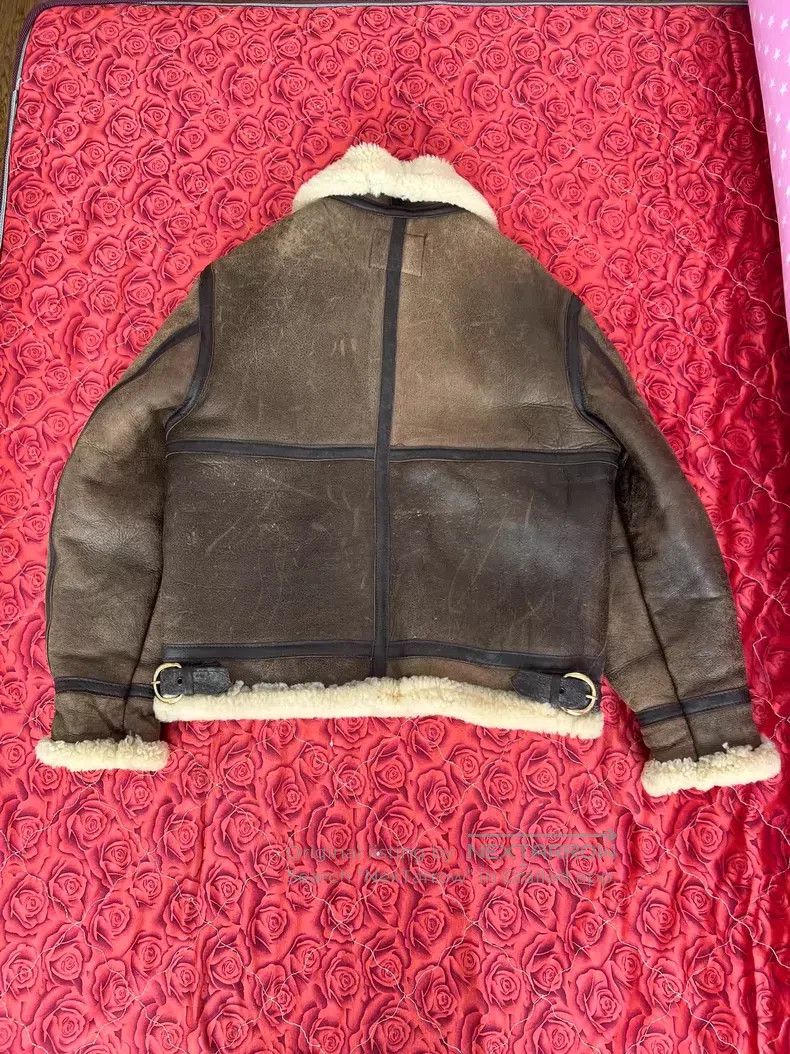 Schott Schott B-3 flying leather jacket Size US XL / EU 56 / 4 - 3 Thumbnail