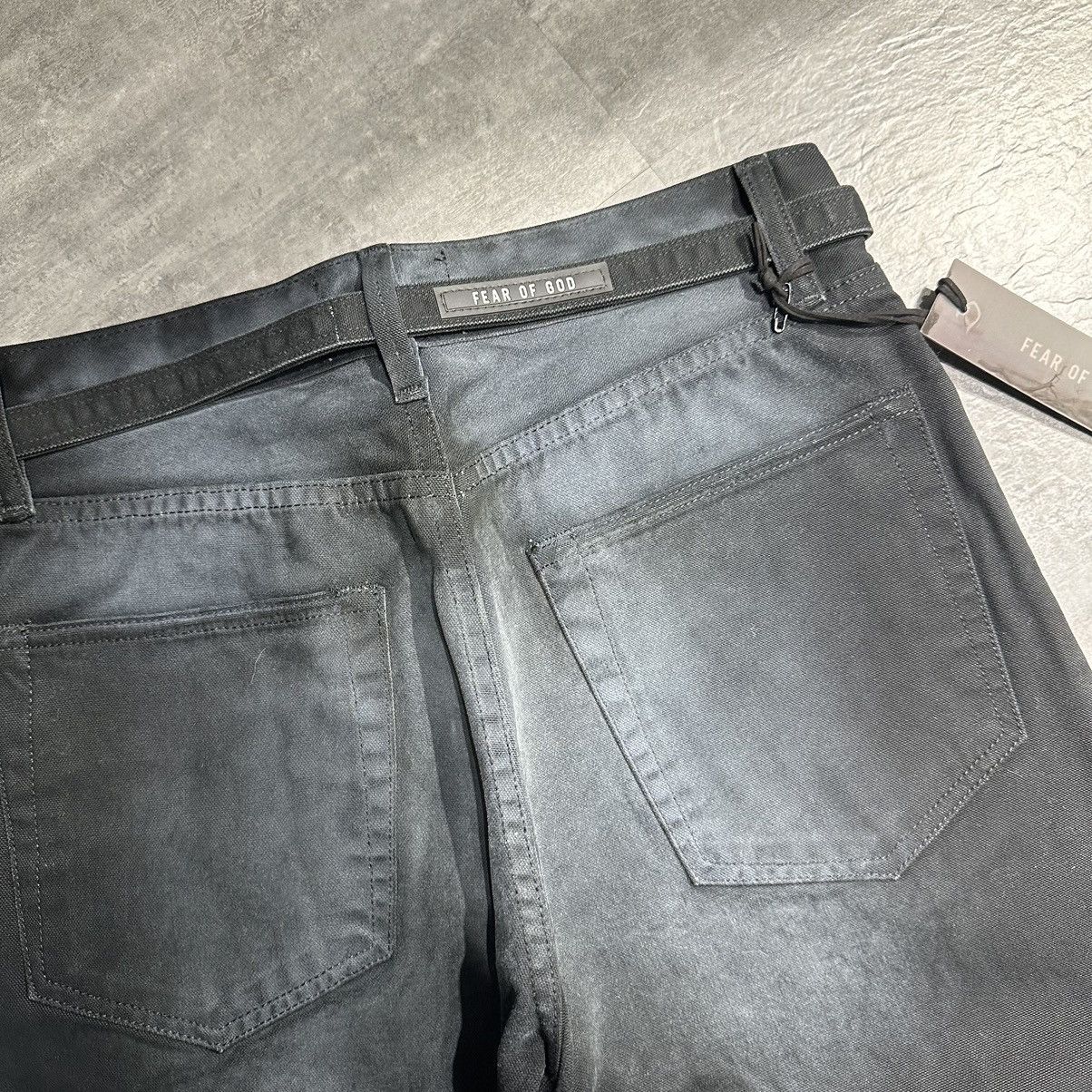 Fear of God Fear of God 6th Slim-Fit Canvas Jeans - Black Size US 29 - 3 Thumbnail