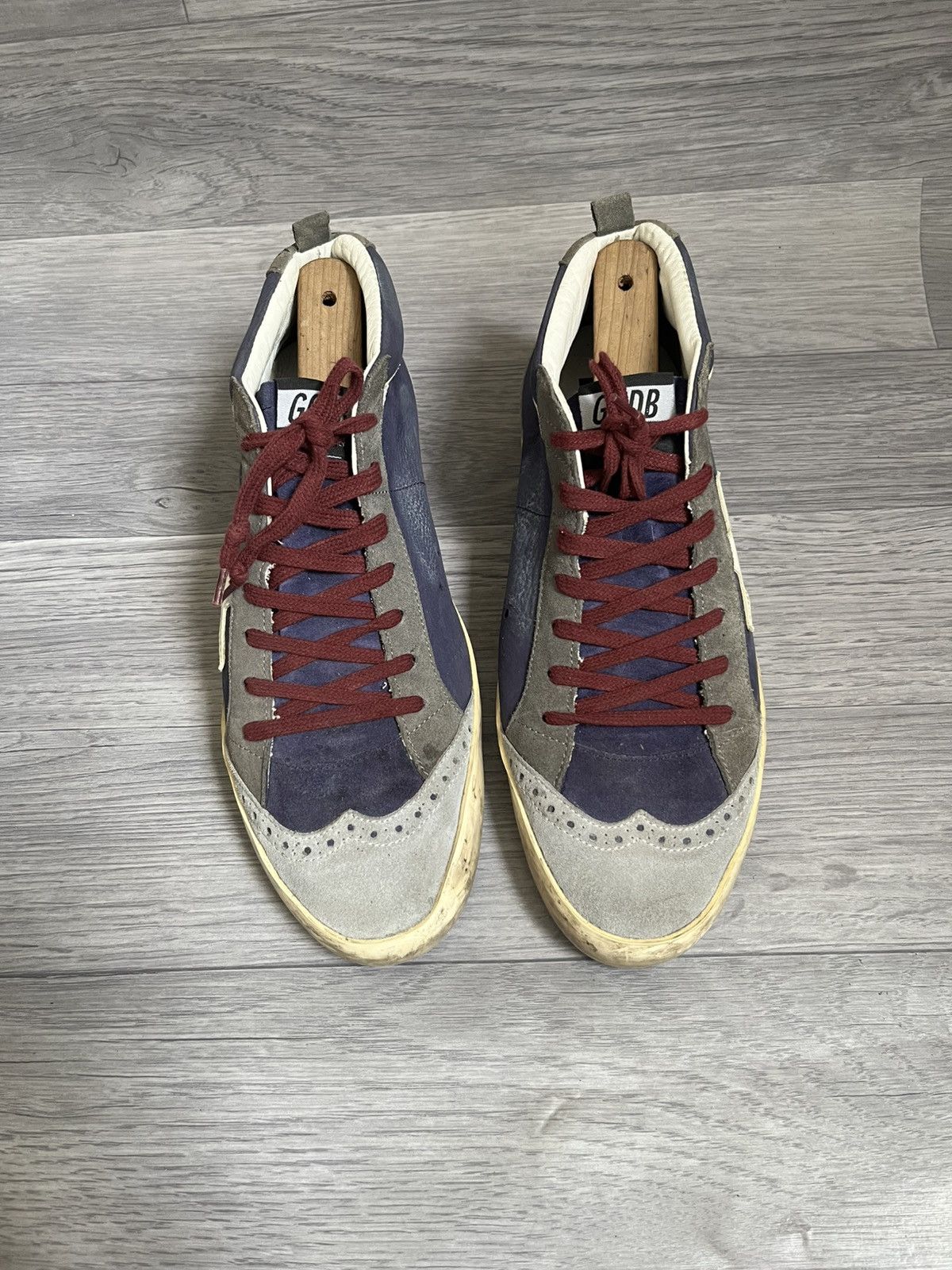 Golden Goose Golden goose mid star distressed leather sneakers sz 41 Size US 8 / EU 41 - 3 Thumbnail