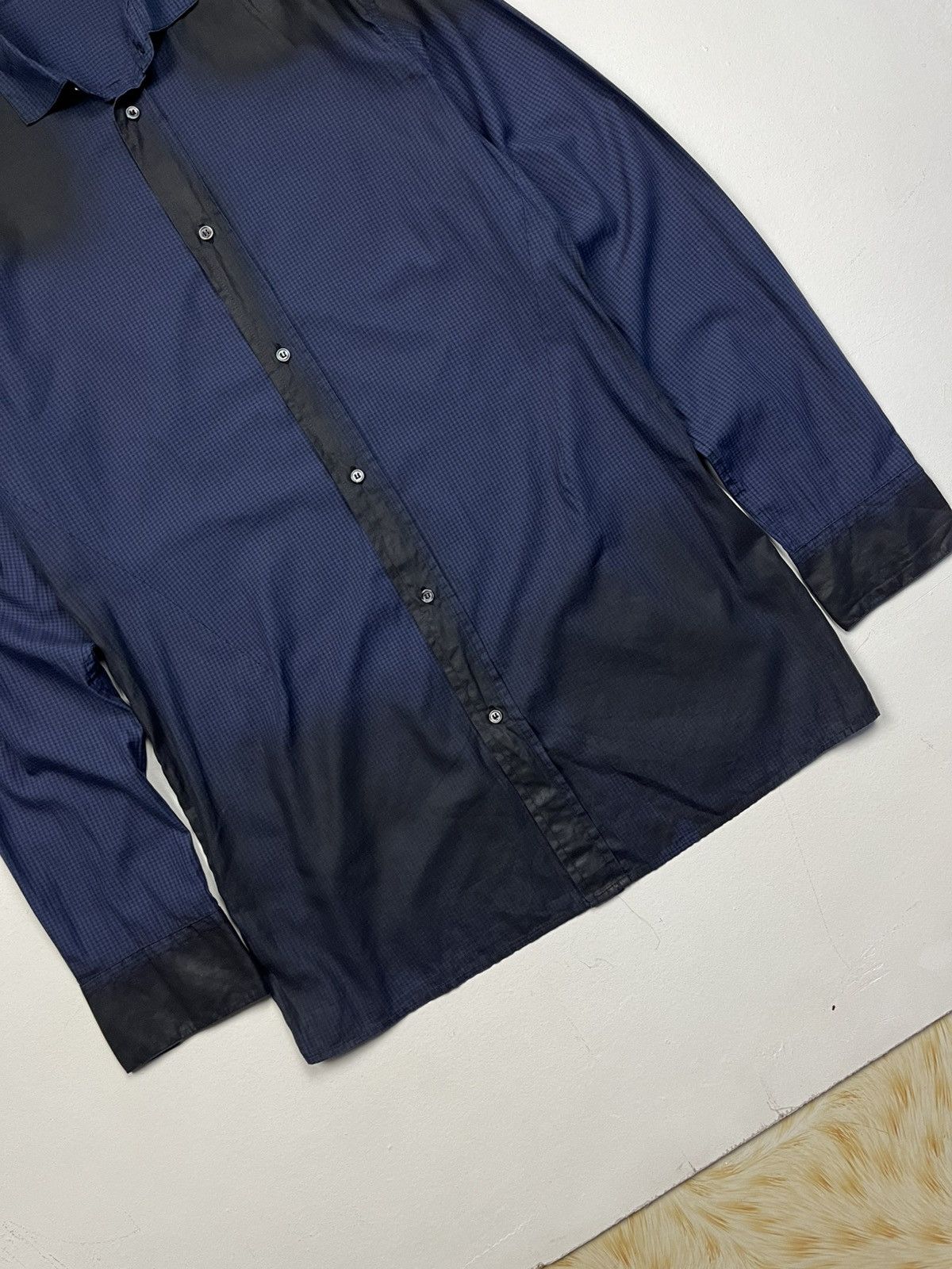 Bottega Veneta Vintage Bottega Veneta Waxed Detailing button down Shirt Size XL / US 12-14 / IT 48-50 - 5 Thumbnail