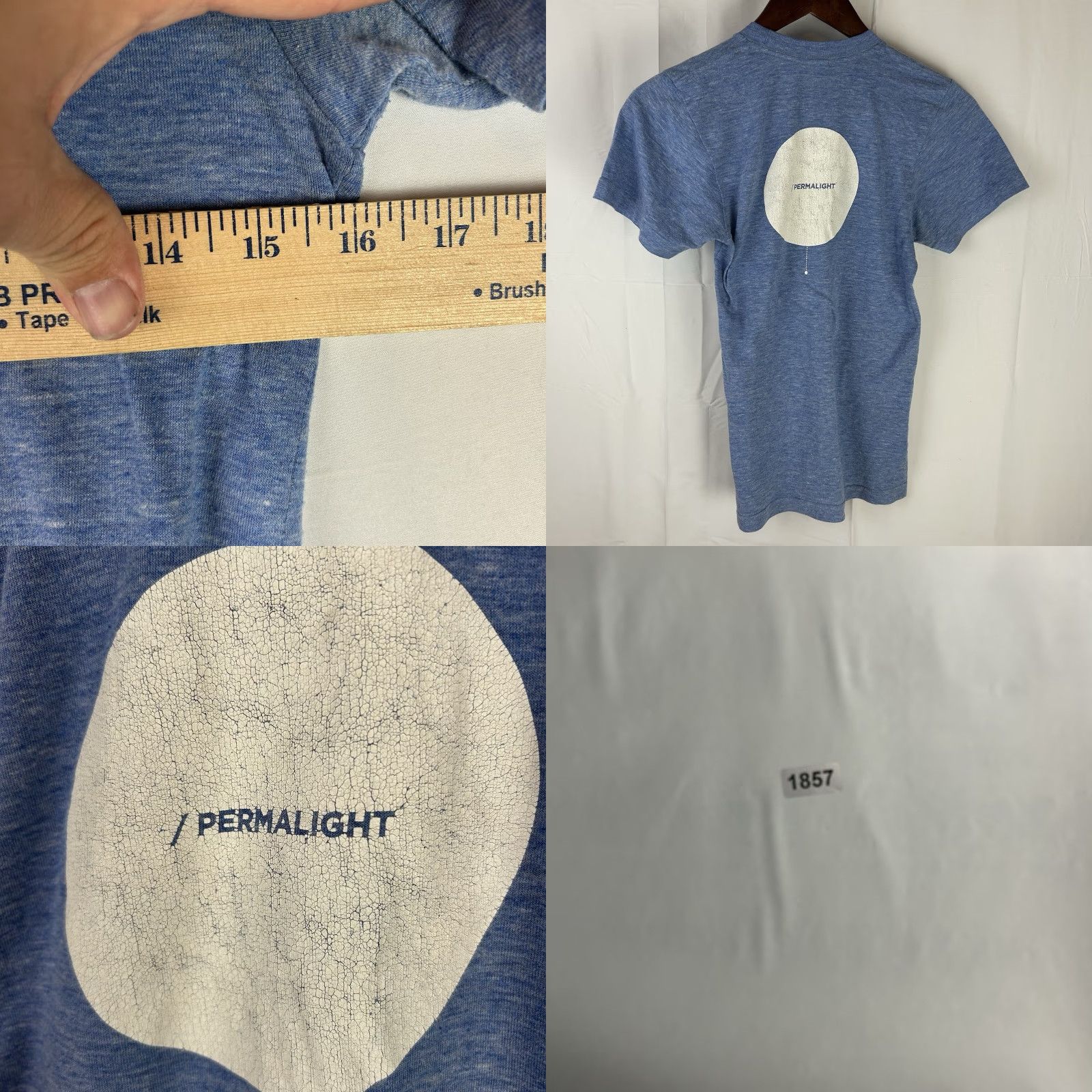 American Apparel Rogue Wave Indie Rock Band Permalight T Shirt XS 2010 Concert Tee Blue Women Short Sleeve Polyester Blend Flaw Pre-owned Fair XS Mens Womens Size XS / US 0-2 / IT 36-38 - 8 Thumbnail