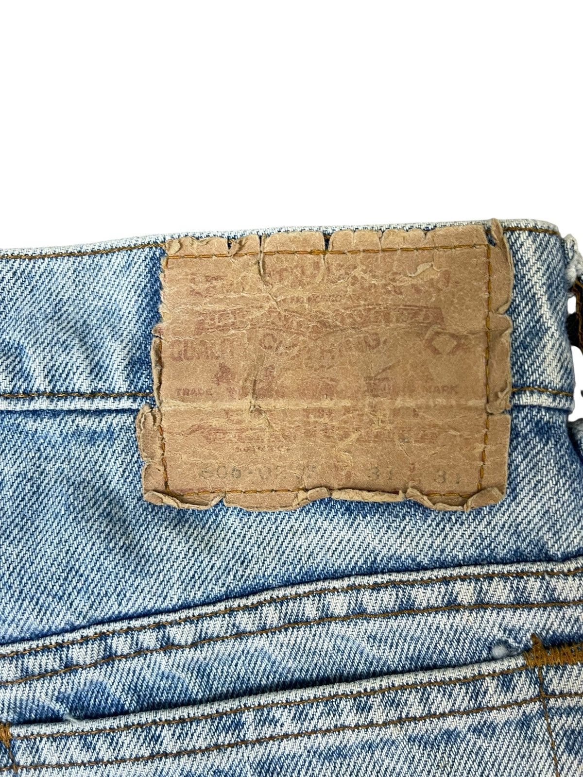 Levi's Vintage Levis 606-02 Straight Cut Jeans Zipper Size US 30 / EU 46 - 4 Thumbnail