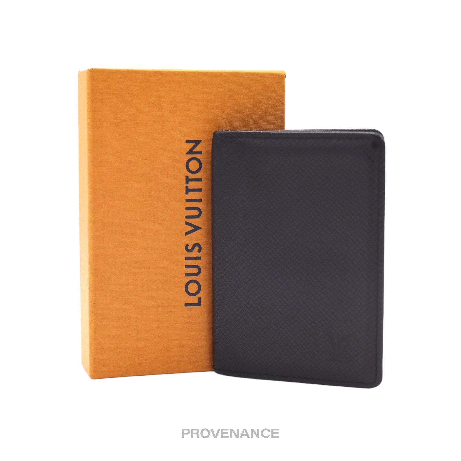 Louis Vuitton 🔴 Louis Vuitton Pocket Organizer - Taiga Ardoise Leather Size ONE SIZE - 1 Thumbnail