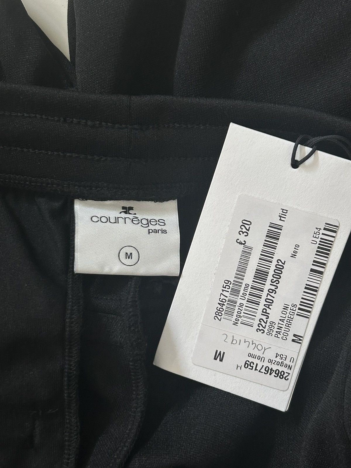 Courreges NWT! Logo Creased Slim Sweatpants Size US 30 / EU 46 - 5 Thumbnail