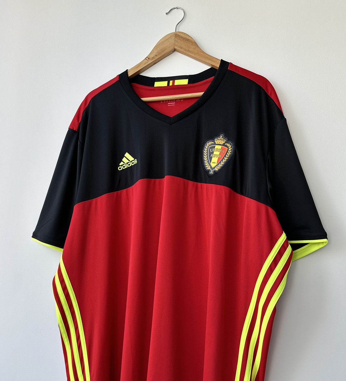 Adidas × Vintage Belgium National Team Adidas 16/17 Home Shirt Size XXXL Size US XXL / EU 58 / 5 - 5 Thumbnail